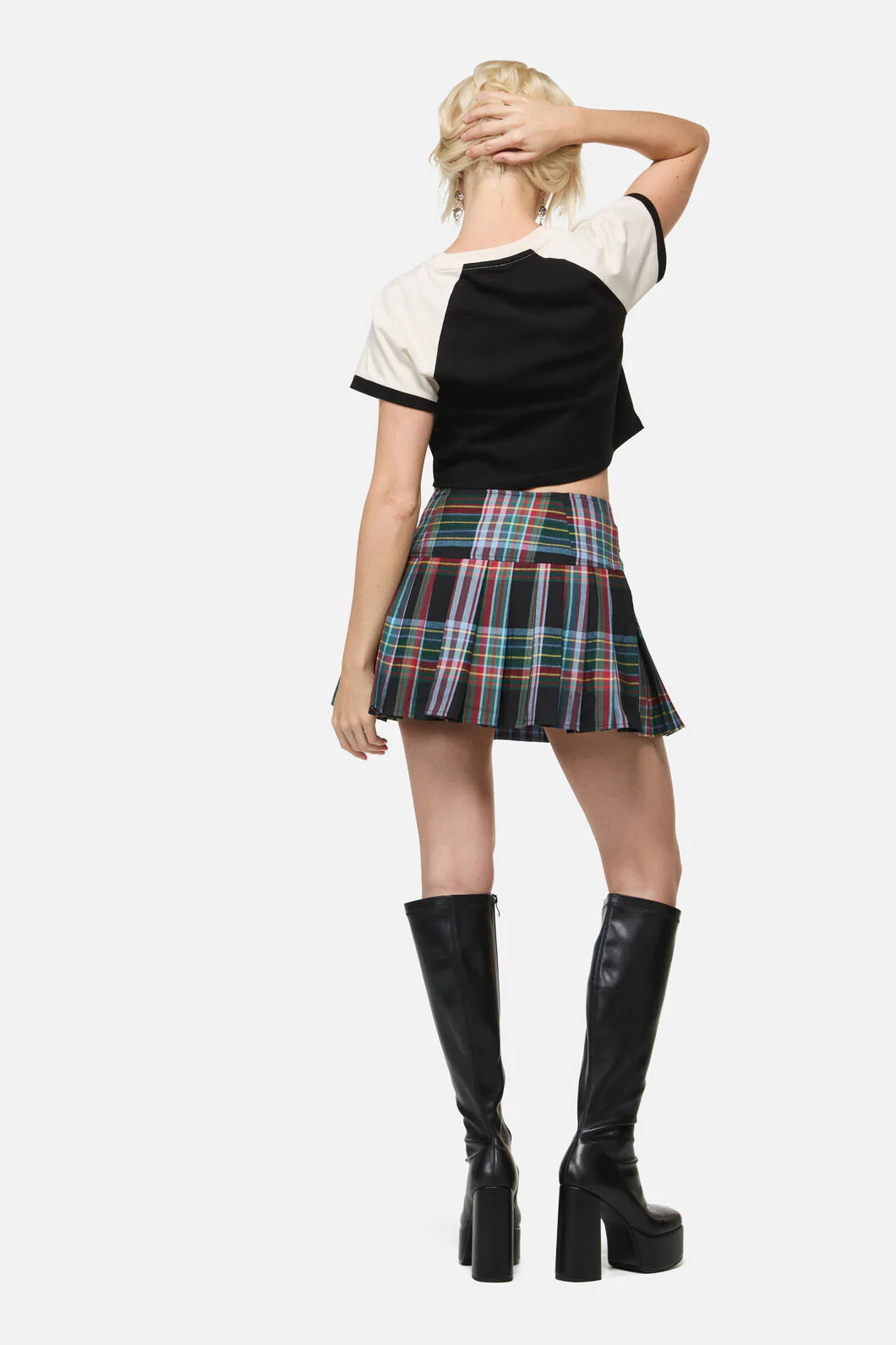 Hermit Goth Tartan Skort - Image 4