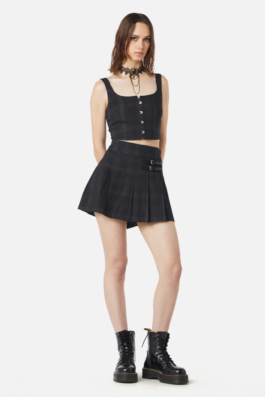 High Society Tartan Corset - Image 2
