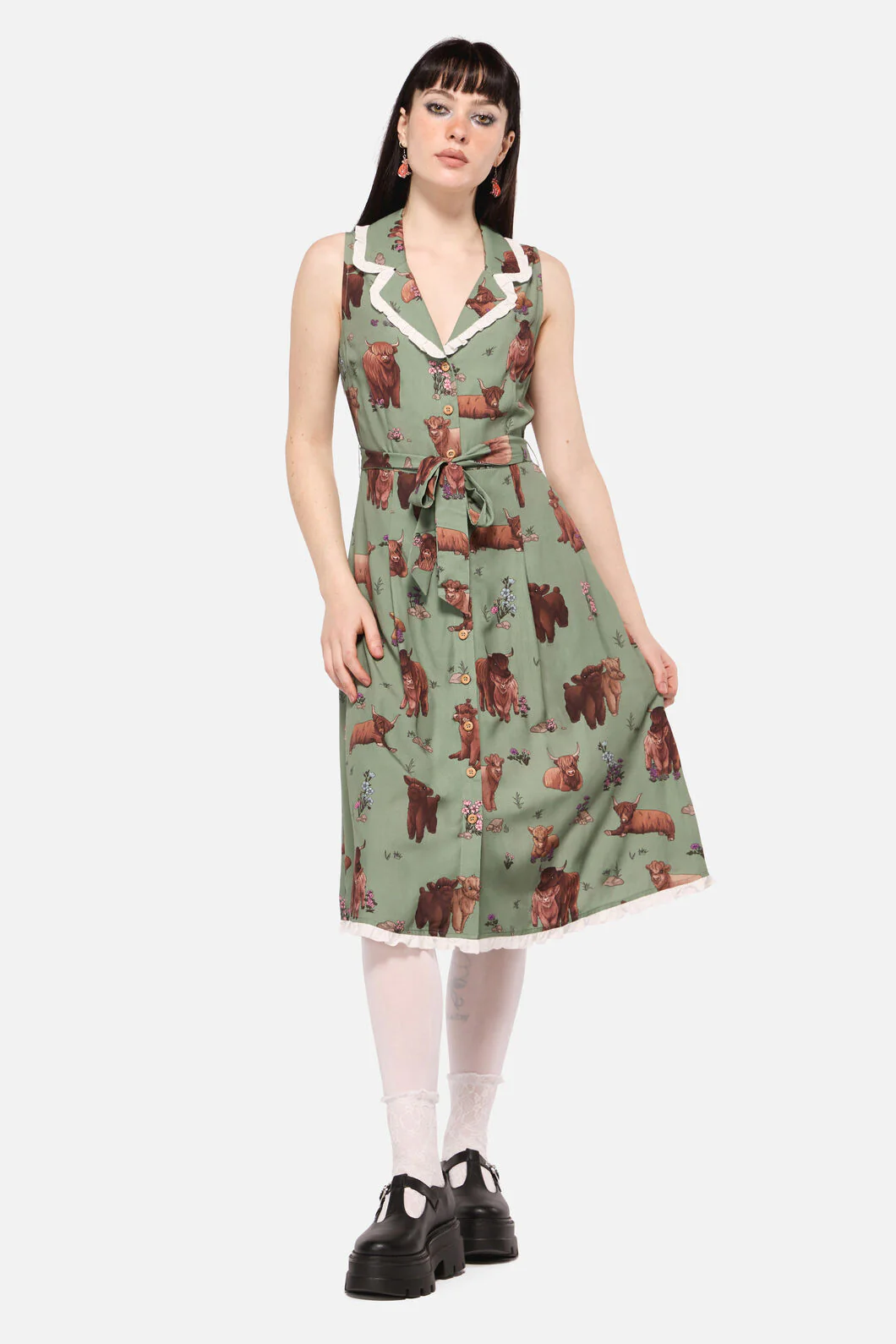Highland Fling Ruffle Dress - Image 2
