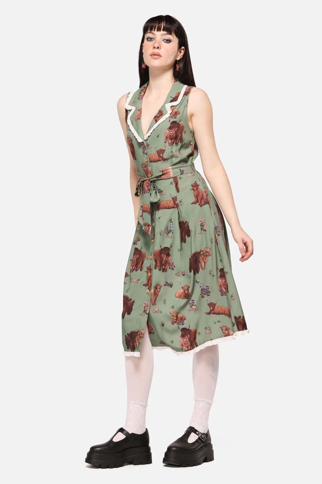 Highland Fling Ruffle Dress - Image 3