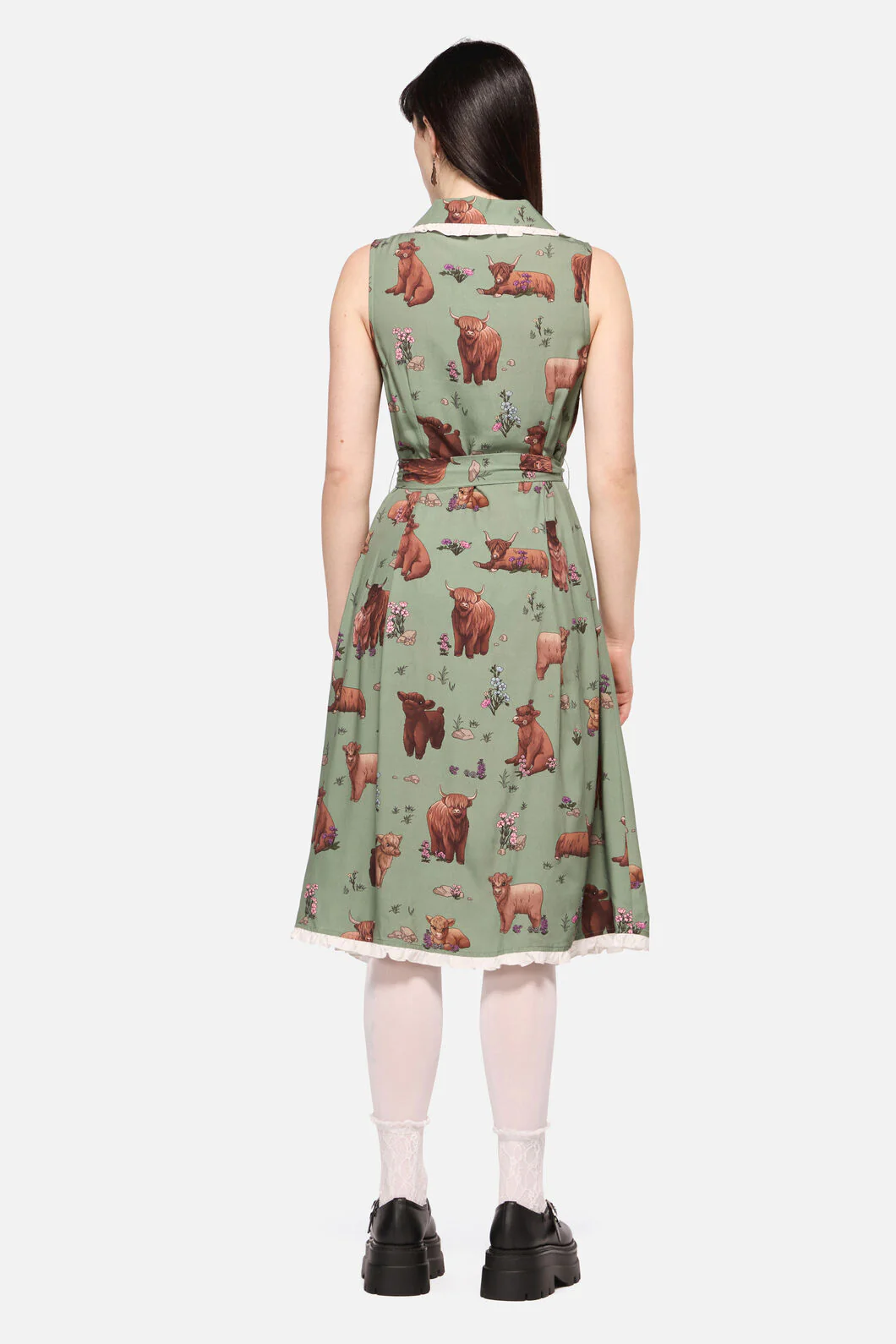 Highland Fling Ruffle Dress - Image 4