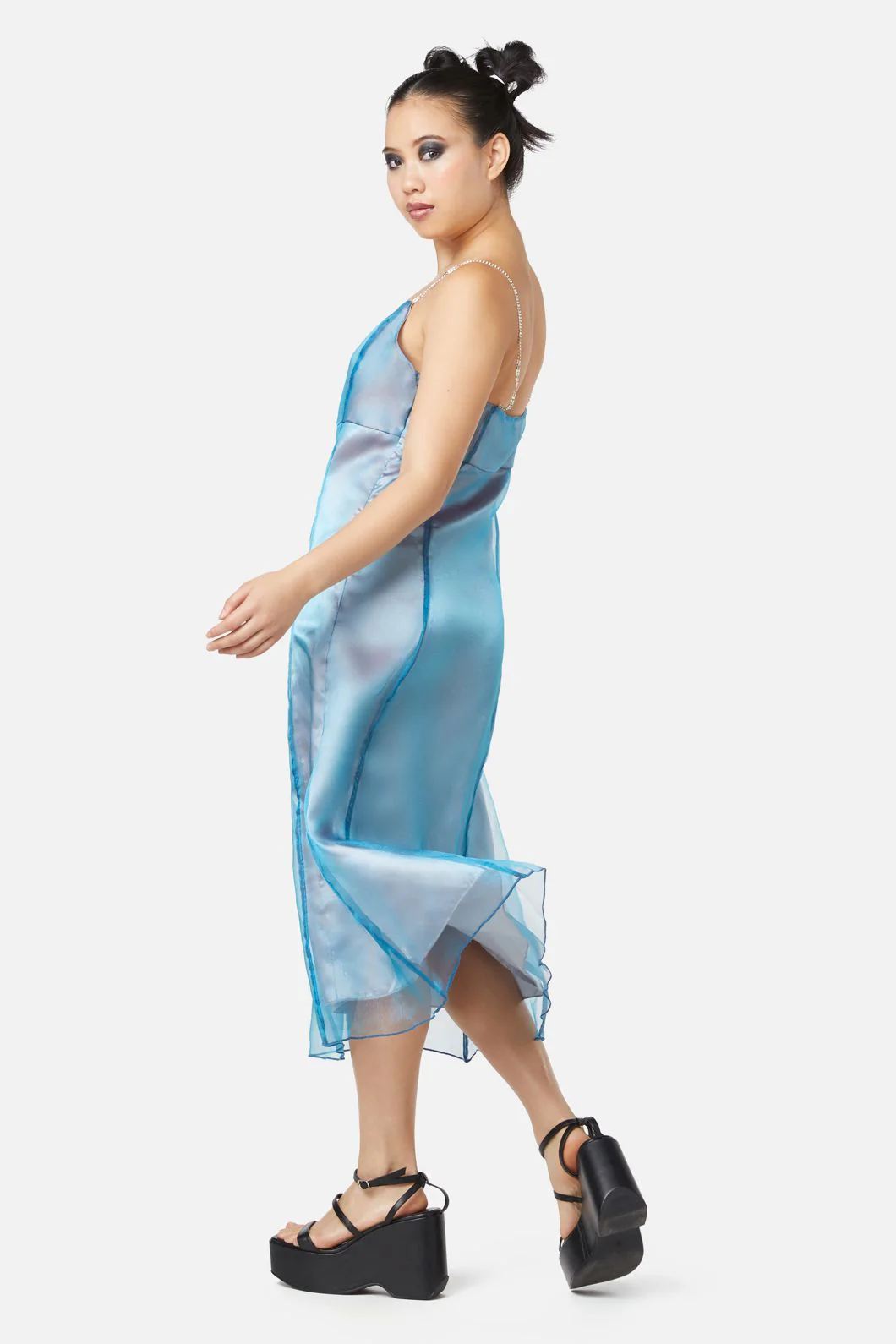 Holographic Sheer Dress - Image 9