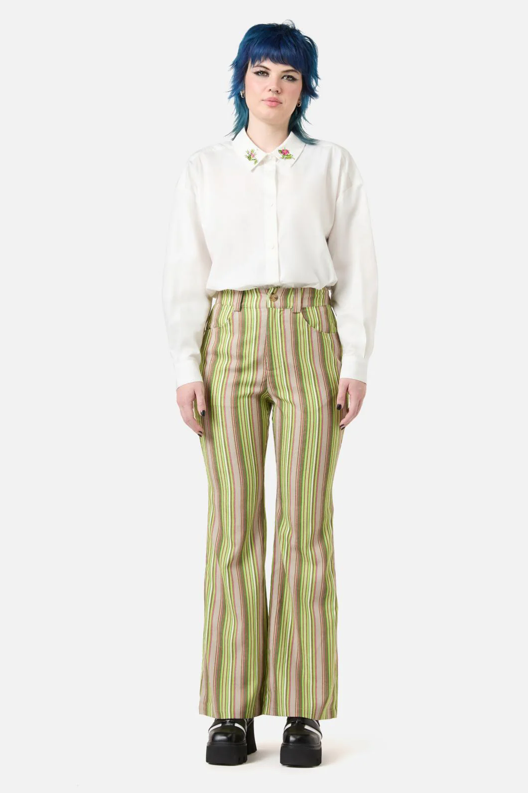 Homily Stripe Cord Pant - Image 3