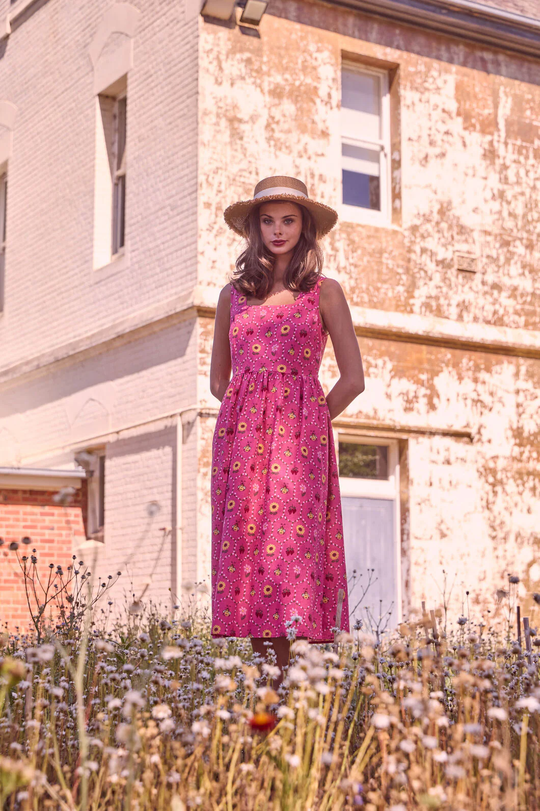 Honey Bee Hive Midi Dress - Image 3