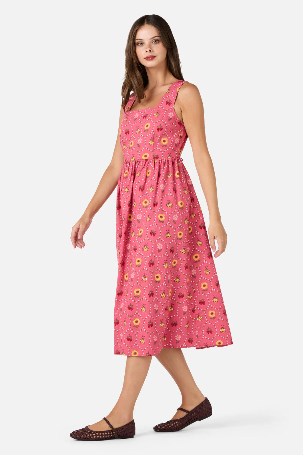 Honey Bee Hive Midi Dress - Image 4