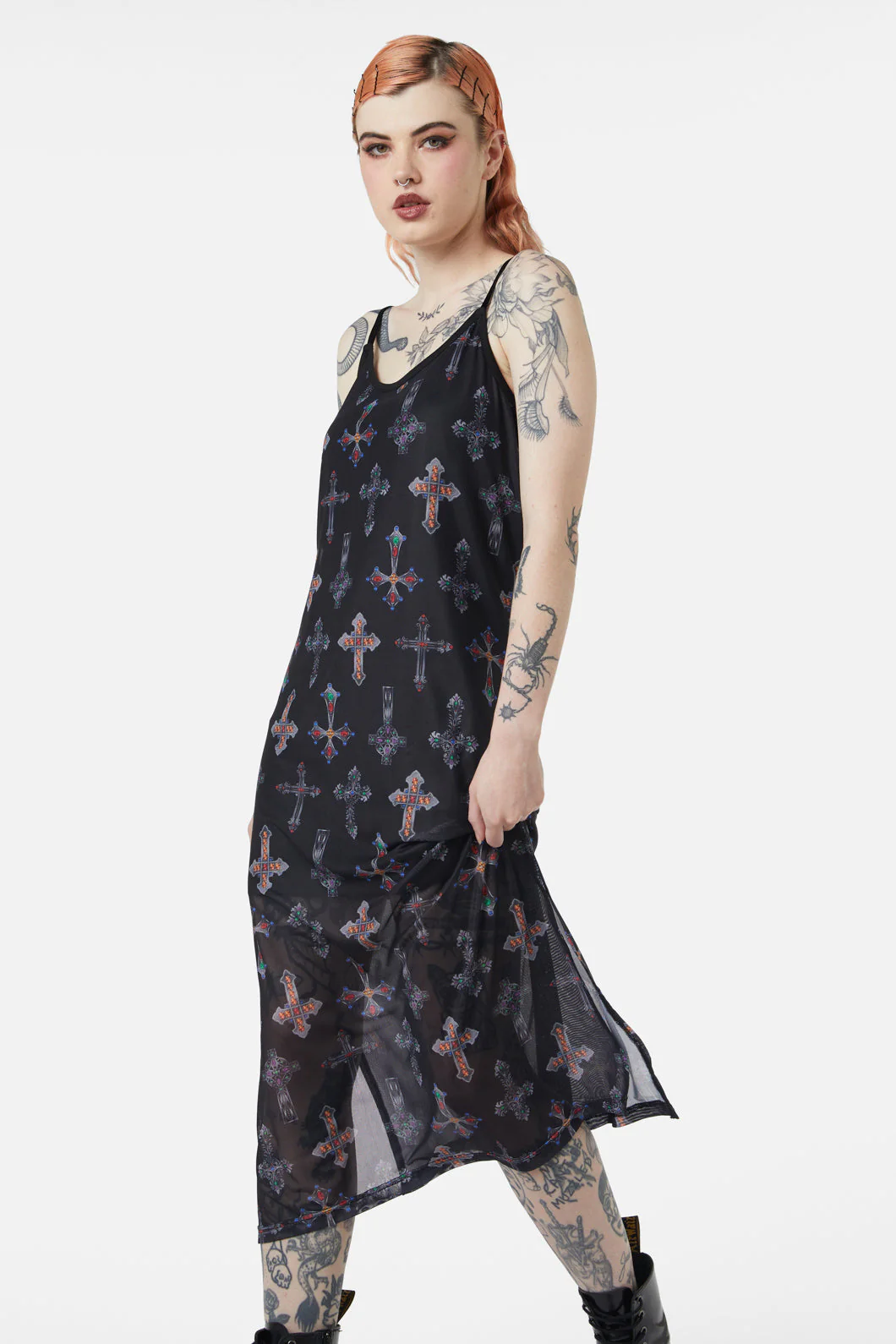 Hope Had Died Mesh Dress - Image 2