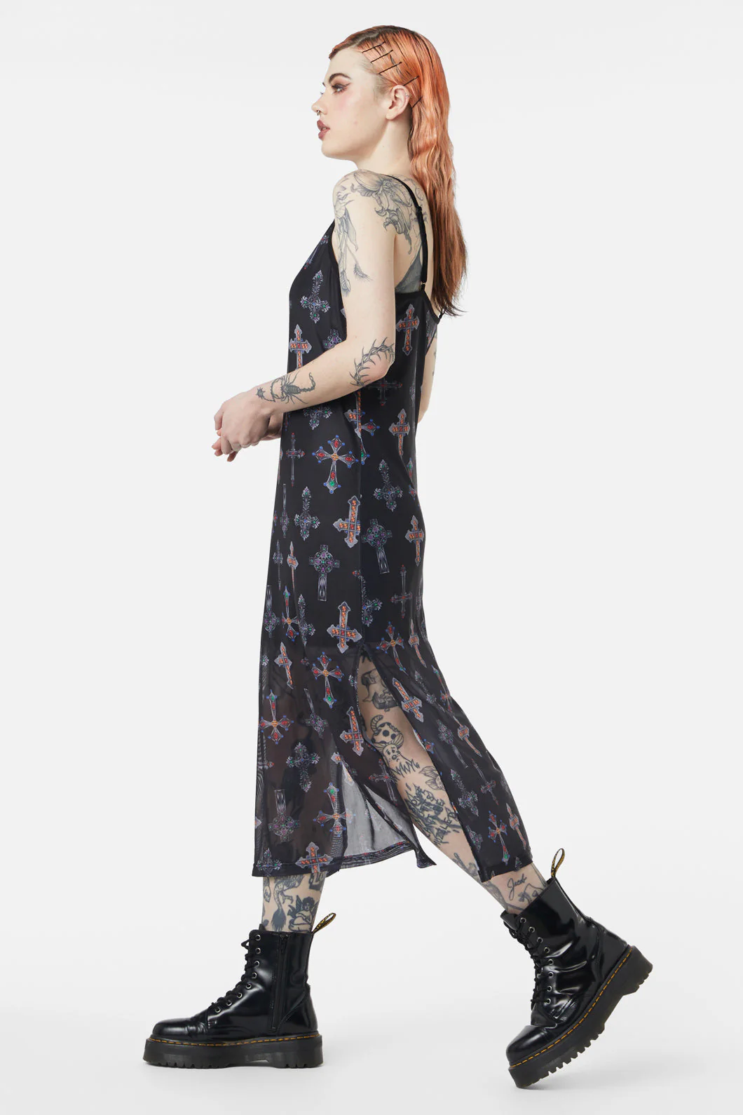 Hope Had Died Mesh Dress - Image 3