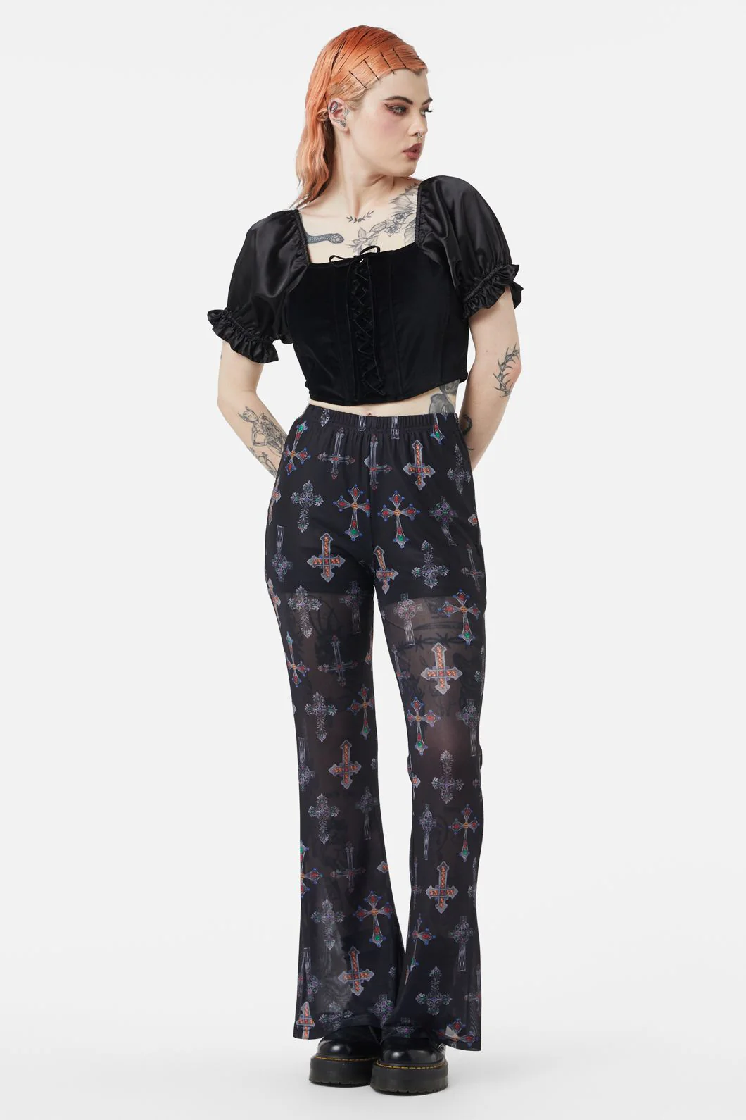 Hope Had Died Mesh Pants - Image 3