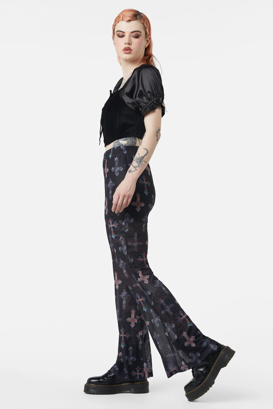 Hope Had Died Mesh Pants - Image 4
