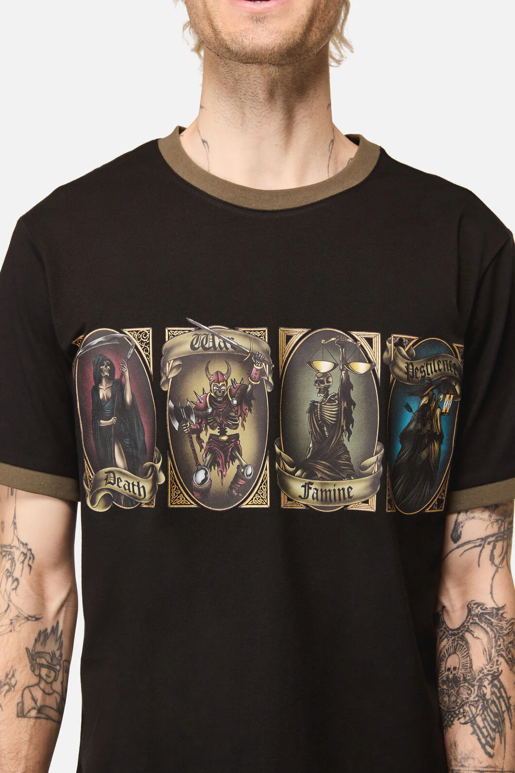 Horseman Goth Unisex Tee - Image 5