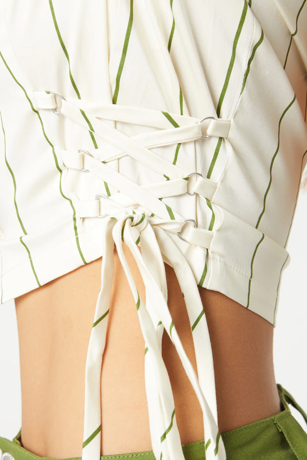 Impossible Things Lace Up Blou - Image 5