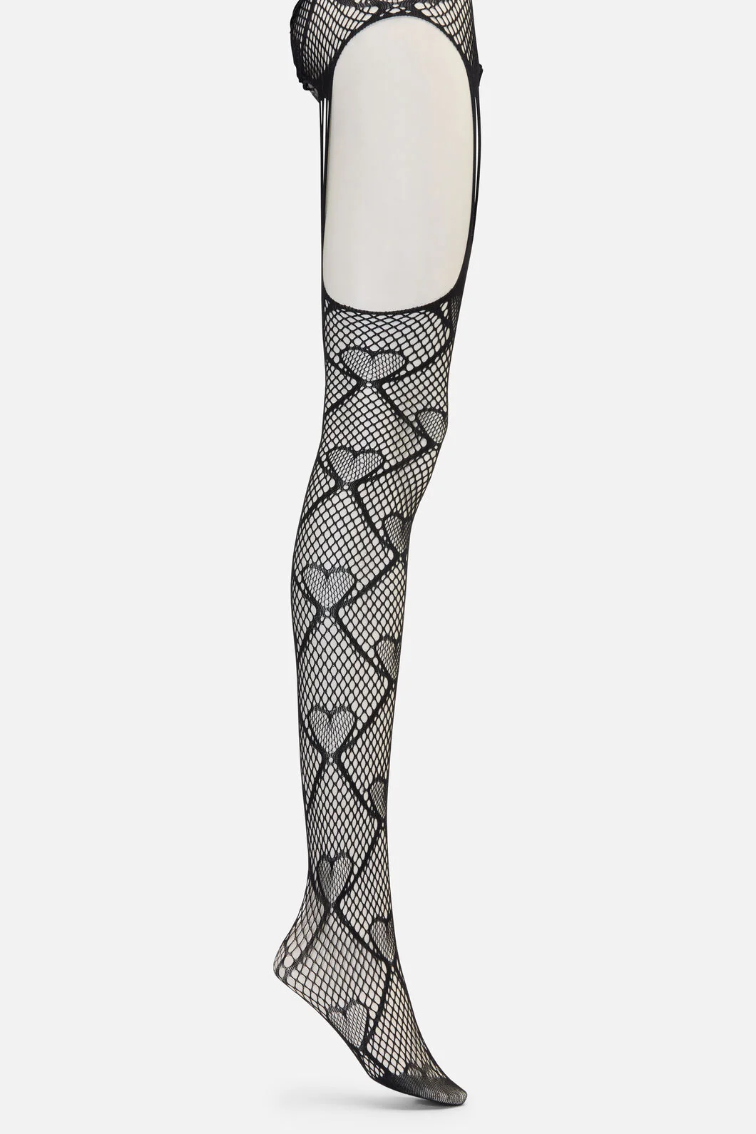 In Love Suspender Fishnets - Image 5