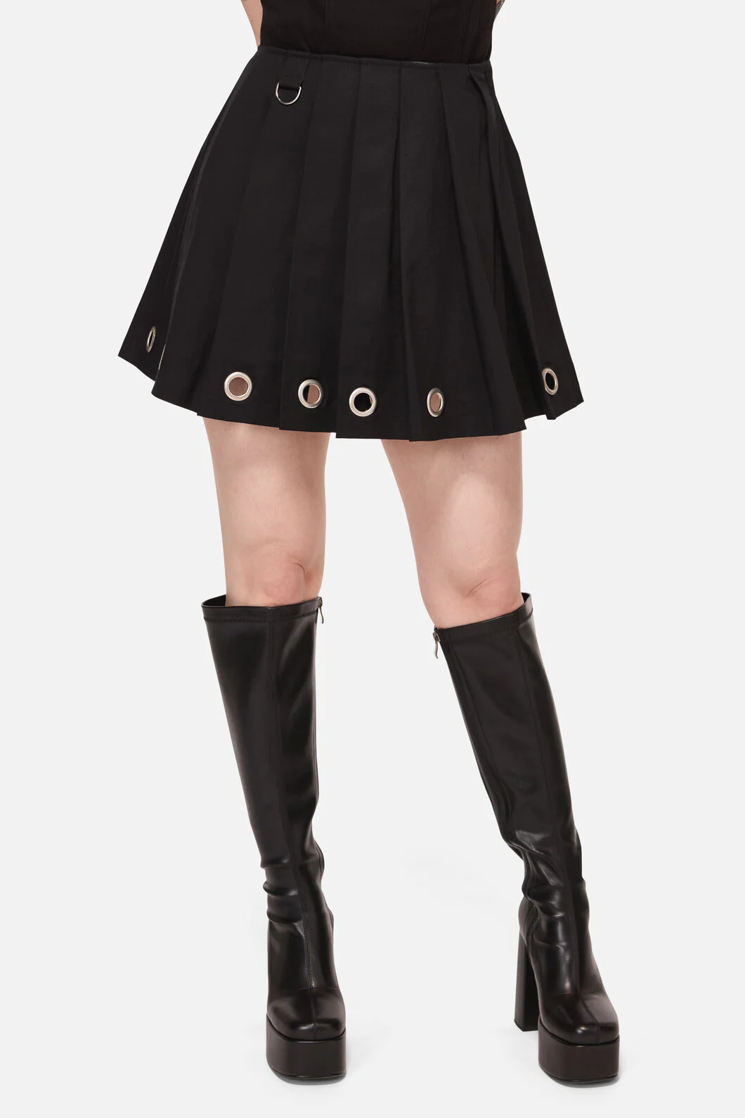 Inferno Goth Mini Skirt - Image 3