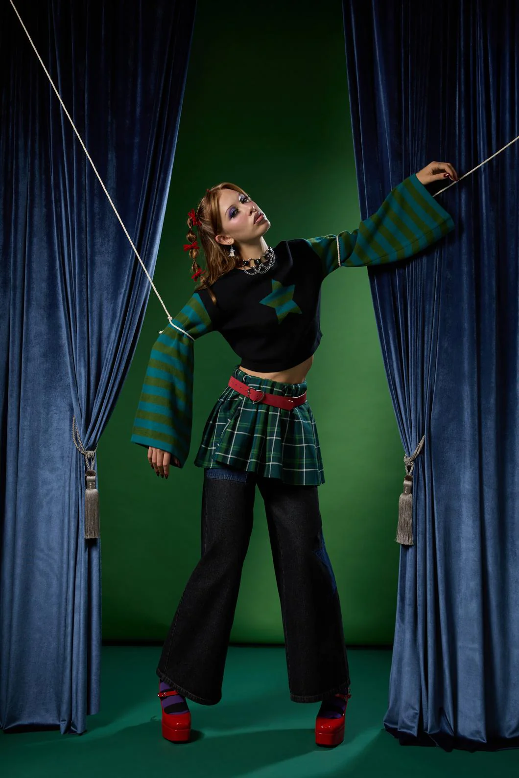 Jester Mini Tartan Tennis Skirt - Image 3