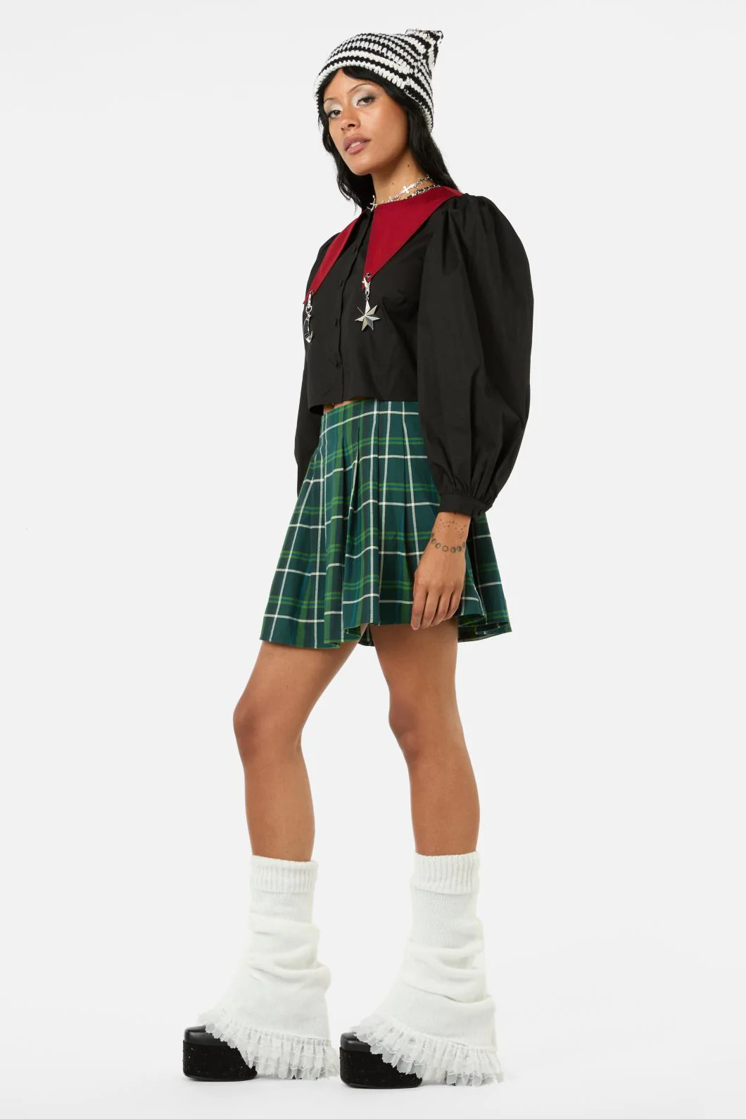 Jester Mini Tartan Tennis Skirt - Image 4