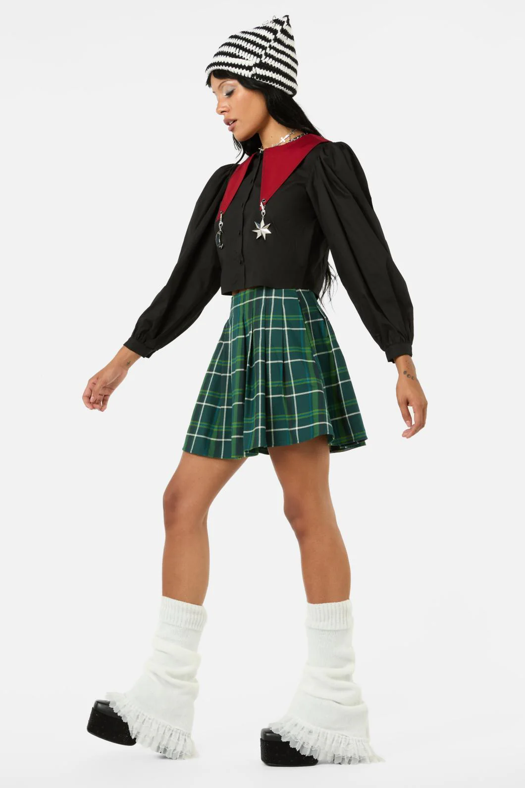 Jester Mini Tartan Tennis Skirt - Image 5
