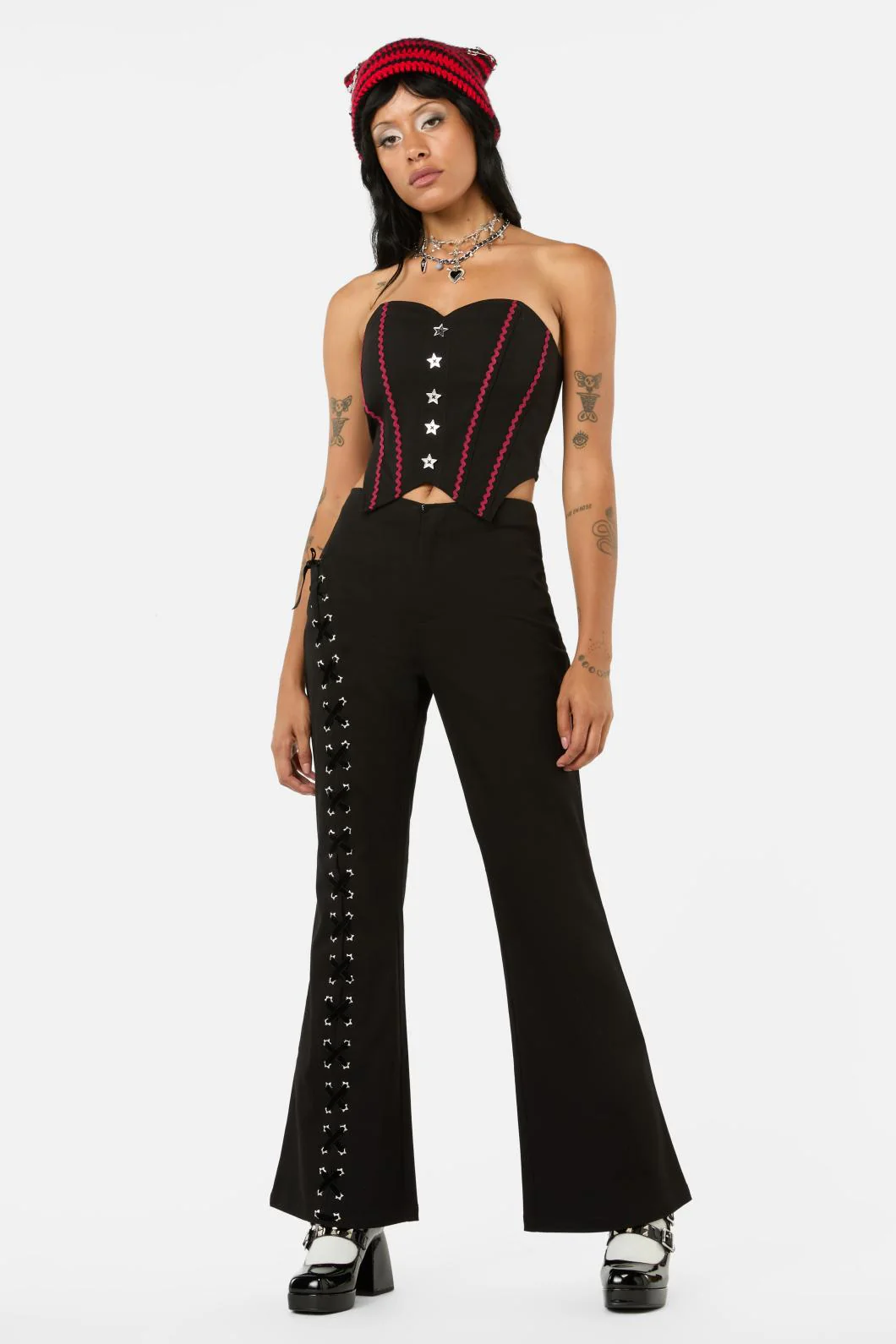 Iykyk Rickrack Corset Top - Image 3