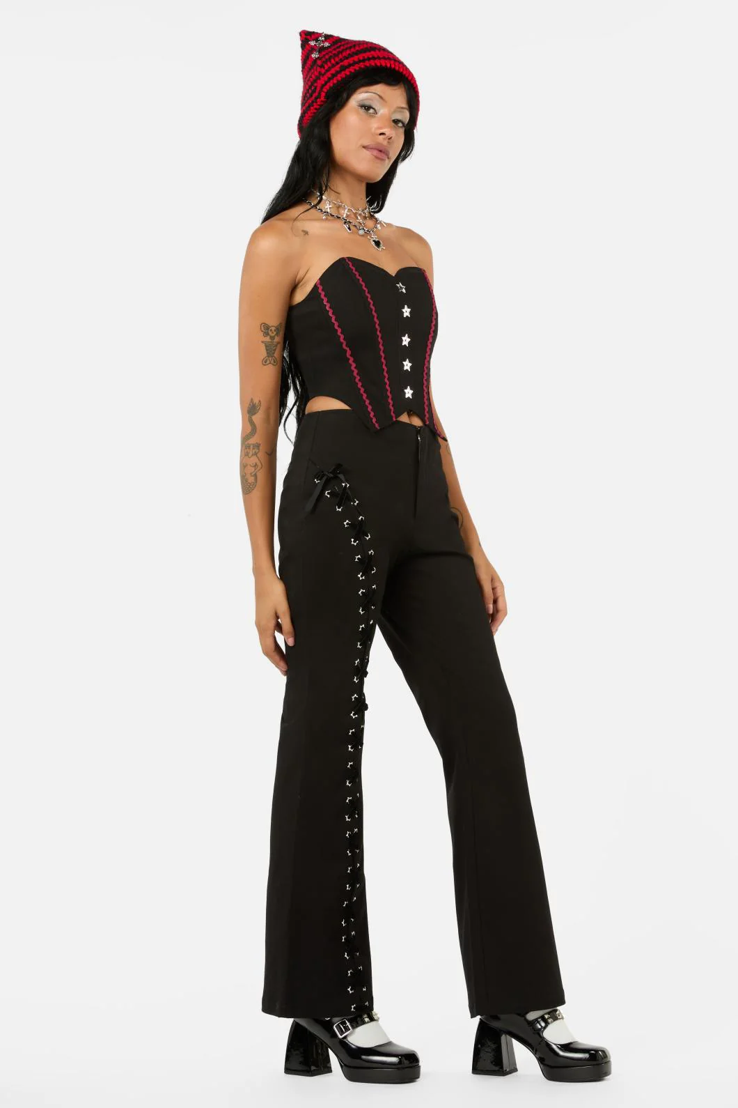 Iykyk Rickrack Corset Top - Image 4