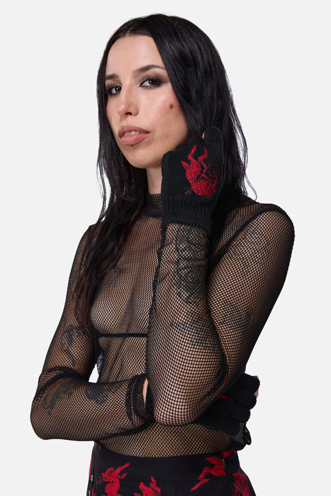 Jackalope Fingerless Gloves - Image 2