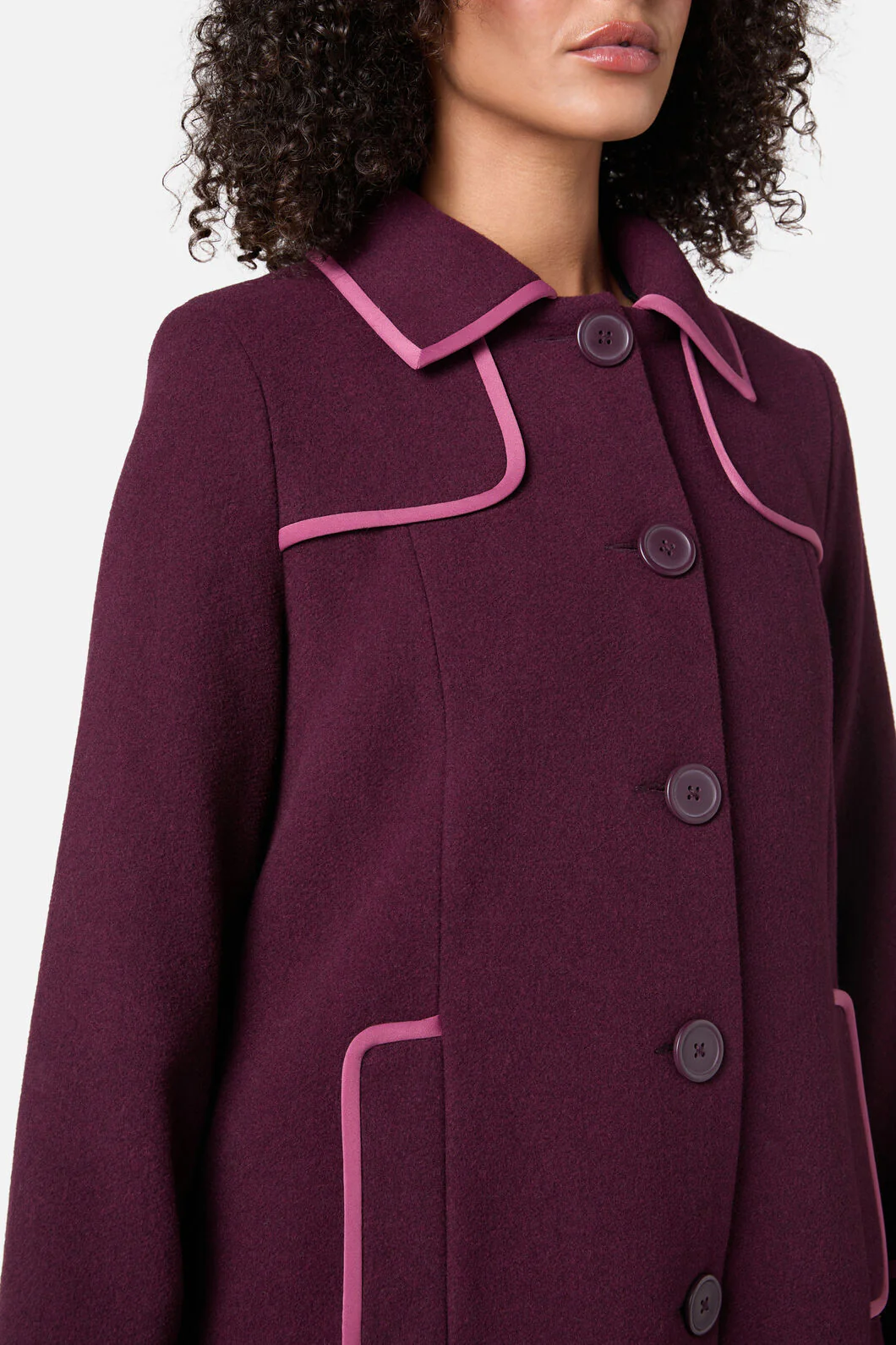 Jackie Wool Blend Coat - Image 6