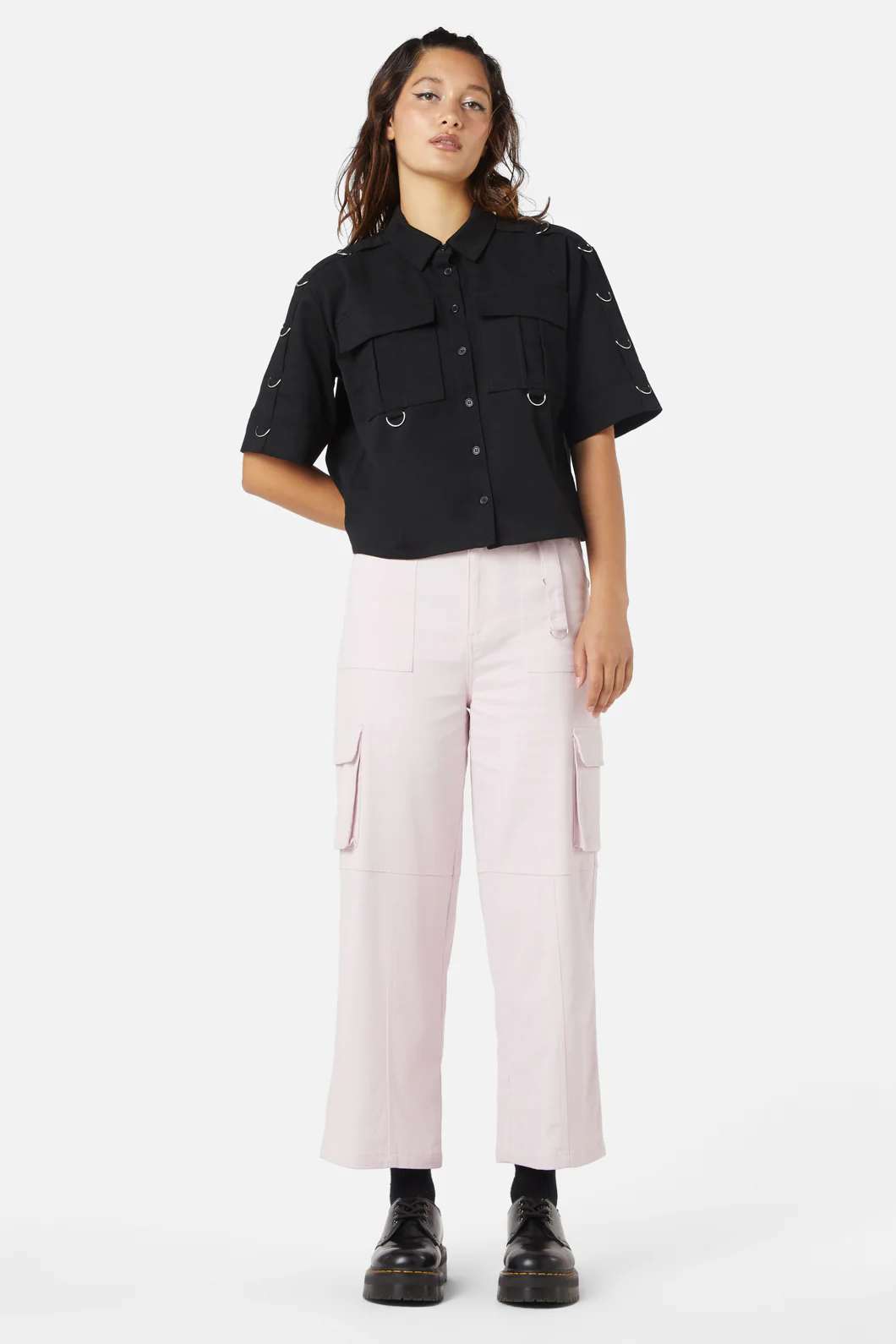 Jagger O-Ring Crop Blouse - Image 9