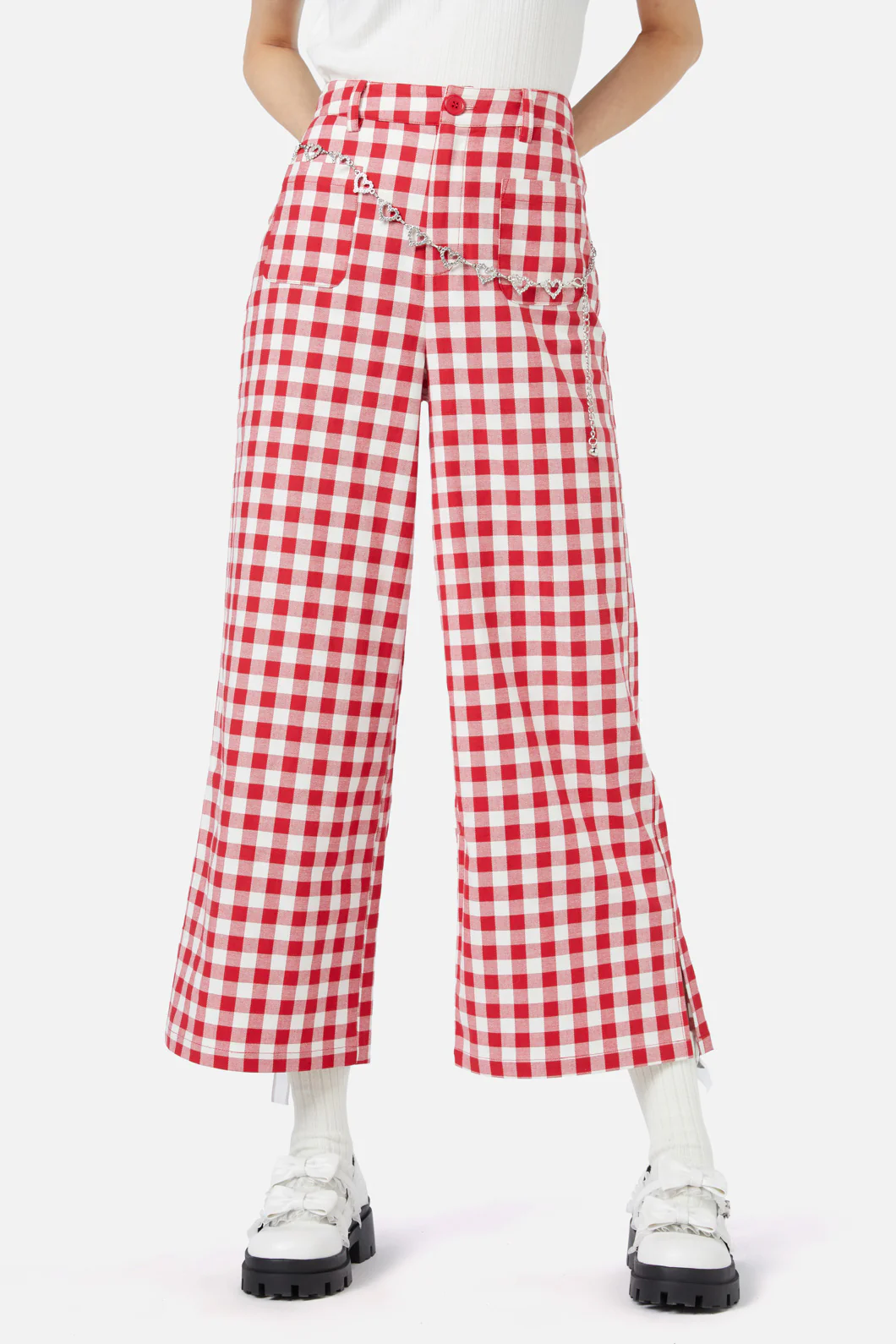 Jam Gingham Wide Leg Pant - Image 2
