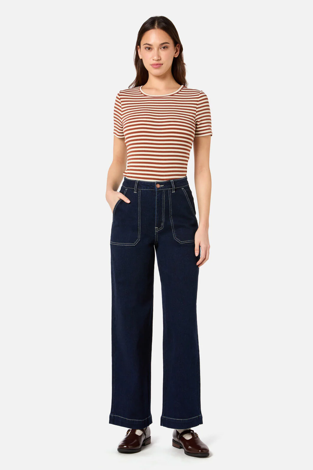 Jenny Stripe Tee - Image 2