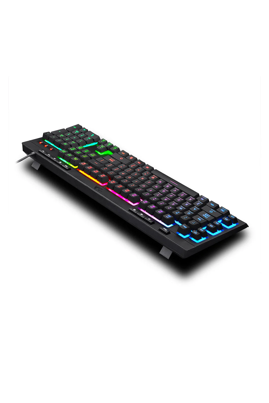 Redragon K512 Shiva RGB Backlit Full Size Wired Membrane Gamin Keyboard (Black) - Image 4