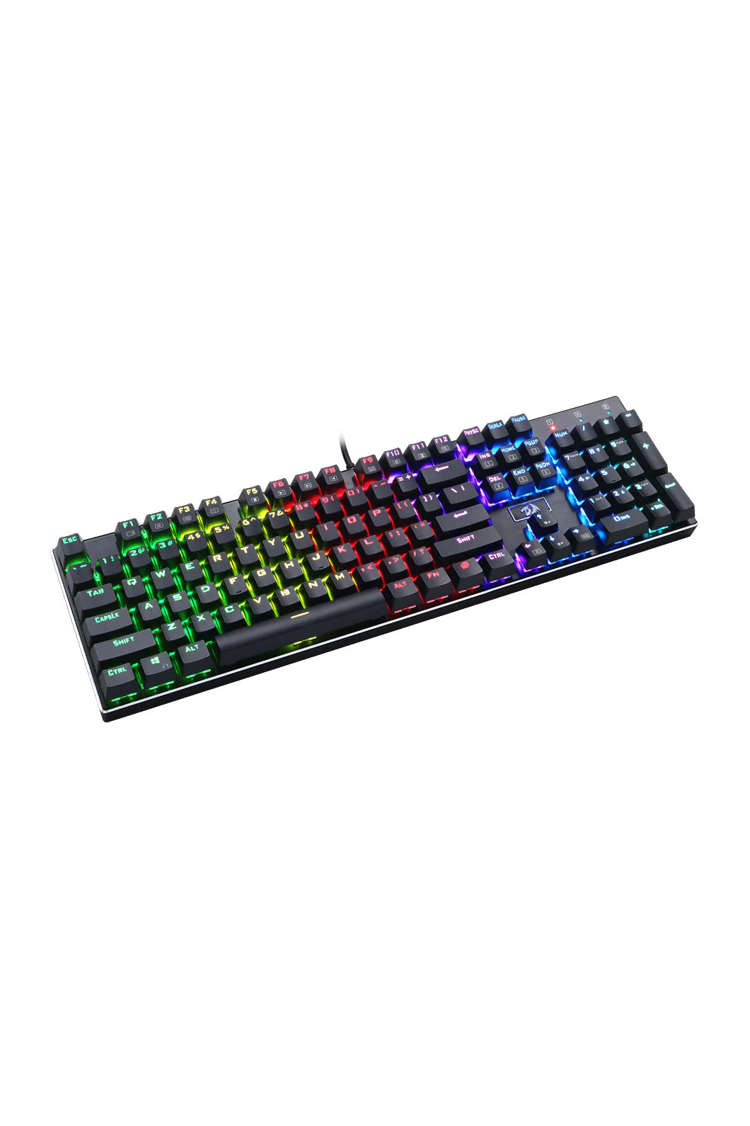 Redragon K556RGB Devarajas Black Metal Full-Size Wired Mechanical Keyboard - Image 3