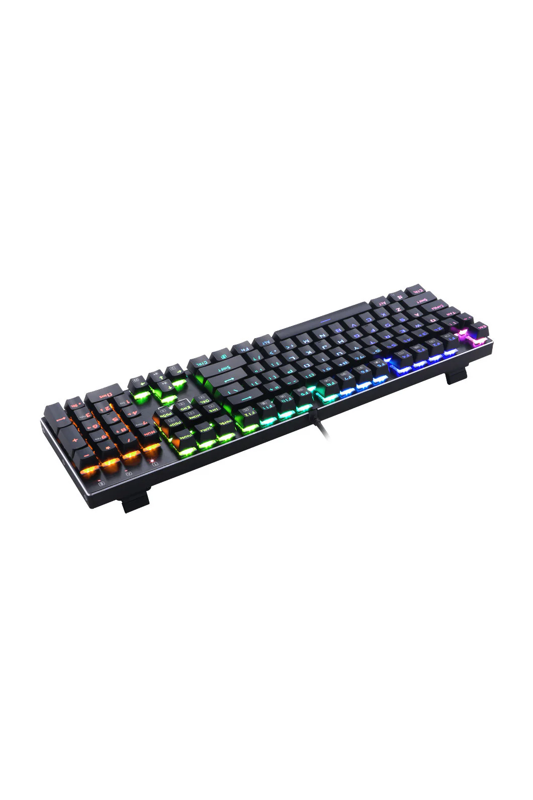 Redragon K556RGB Devarajas Black Metal Full-Size Wired Mechanical Keyboard - Image 4