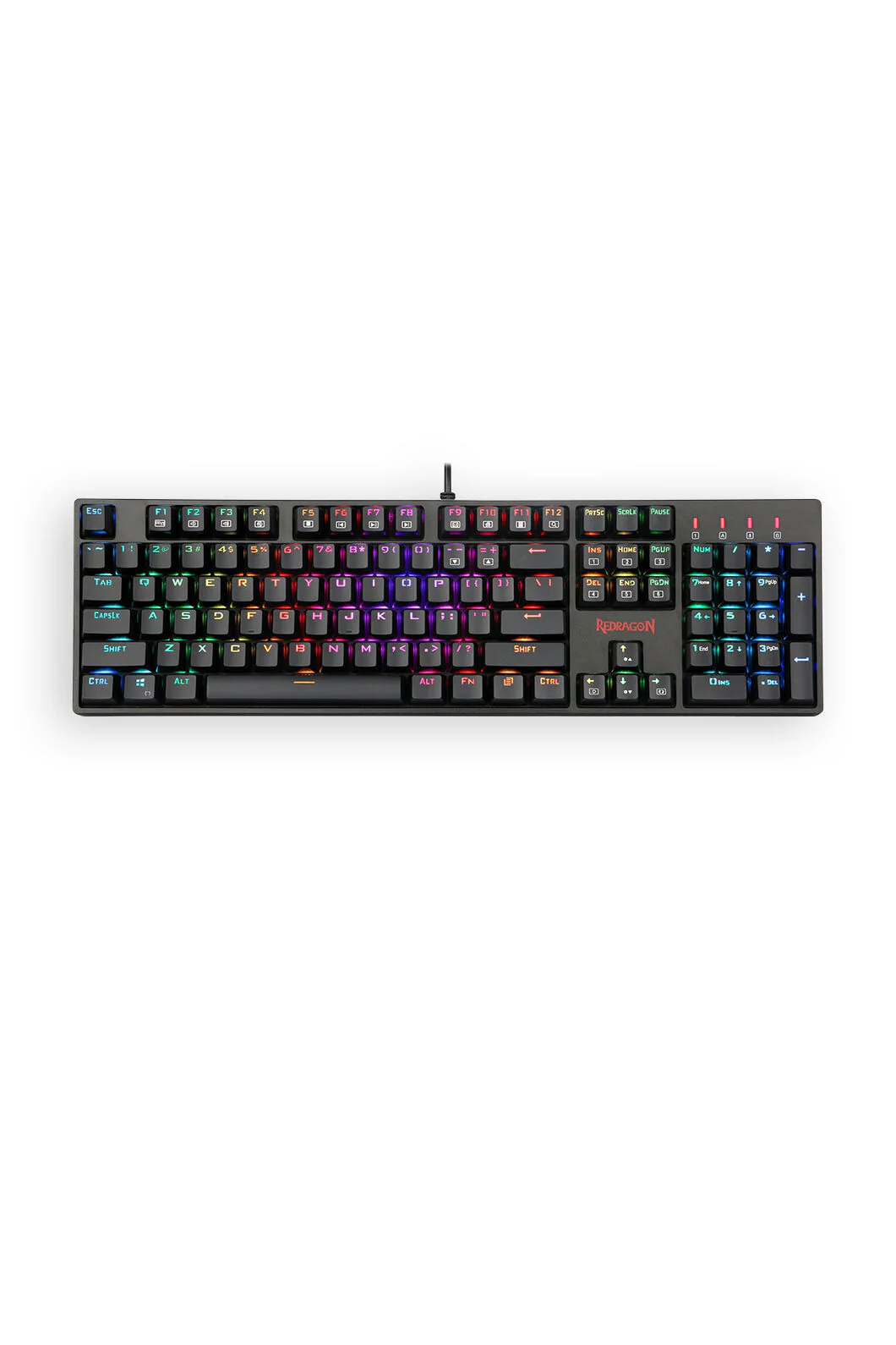 Redragon K582RGB Surara Black Full-Size Wired Mechanical Keyboard
