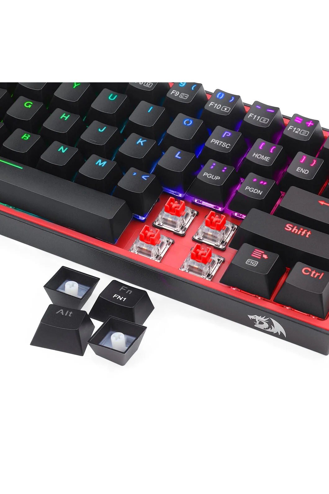 Redragon K616-RGB Fizz Pro Black 65% Wireless Mechanical Keyboard - Image 4