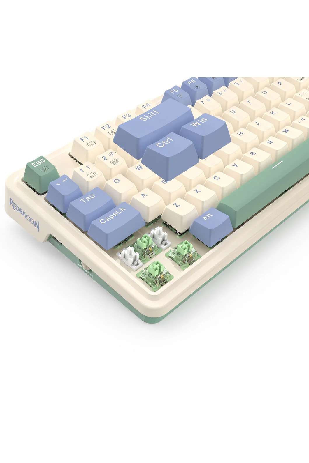 Redragon K673CPG RGB Pro White 75% Gasket Wireless Mechanical Keyboard - Image 9