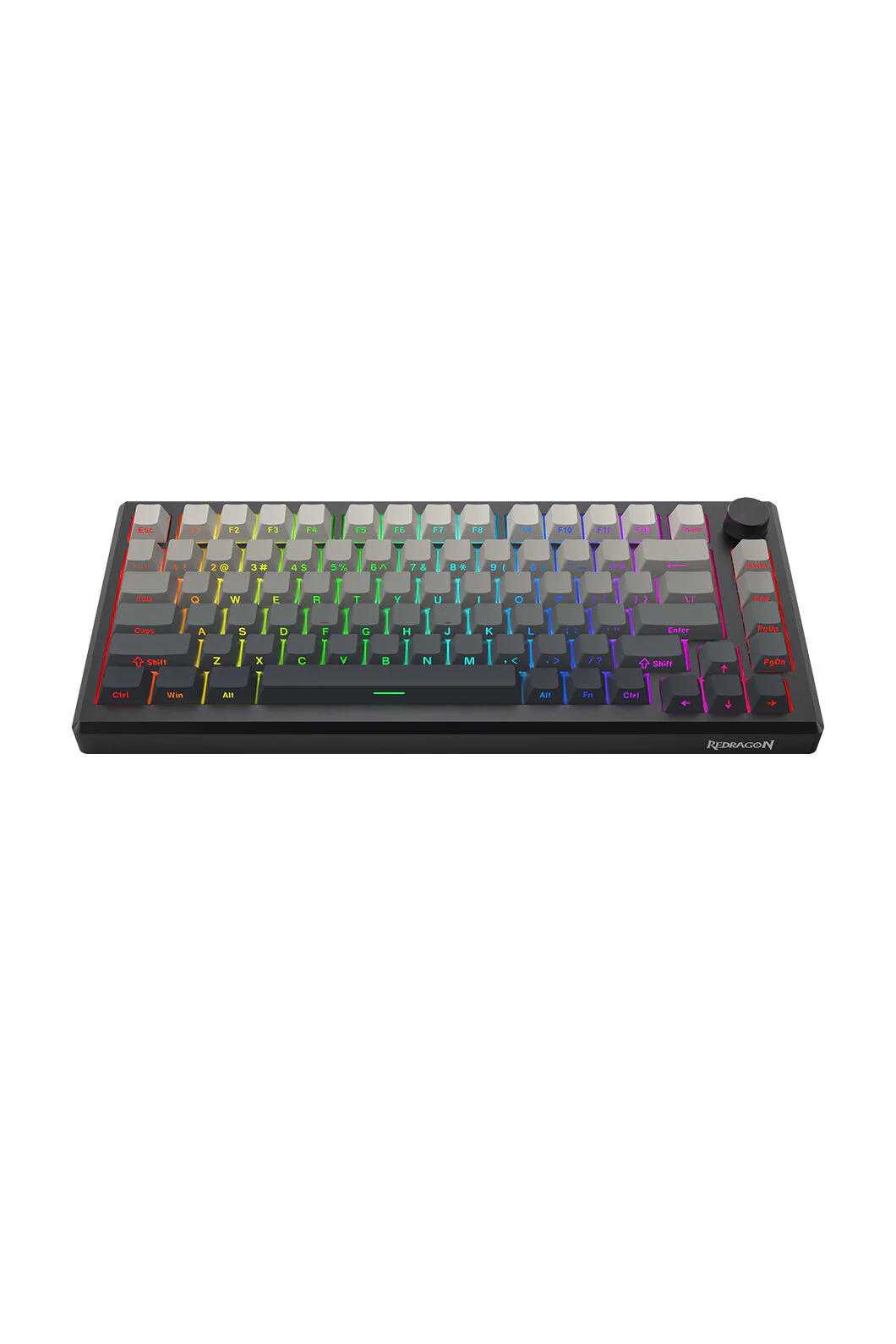 Redragon K673SP RGB Pro Geb Gradient Black 75% Gasket Wireless Mechanical Keyboard - Image 5