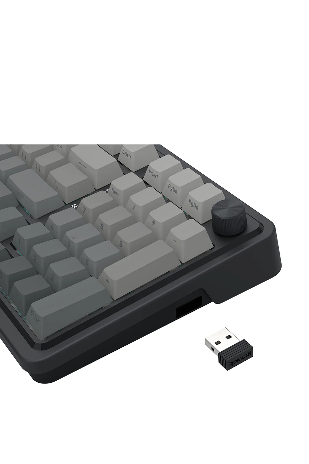 Redragon K686SP RGB Pro EISA Grey 98+1 Gasket Wireless Mechanical Keyboard - Image 9