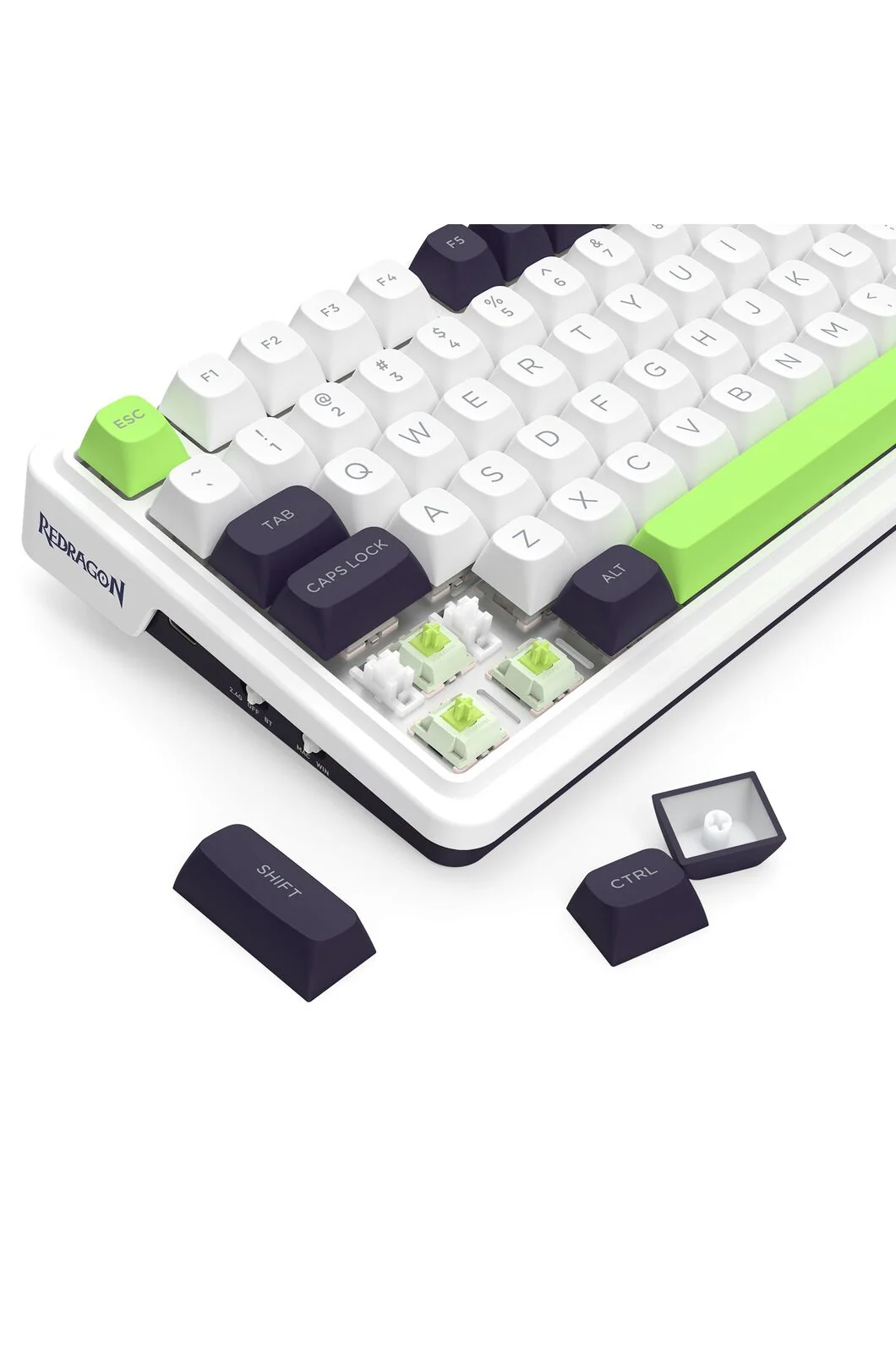 Redragon K686WGB RGB MAX EISA Green 98+1 Gasket Wireless Mechanical Keyboard - Image 8
