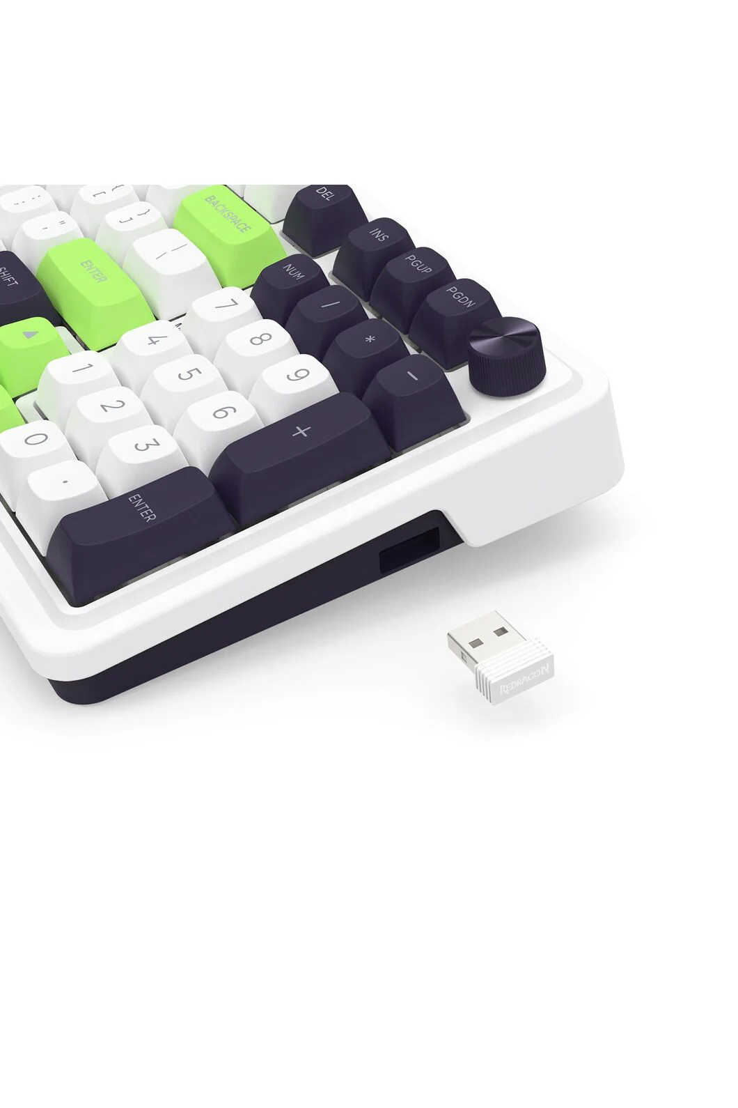 Redragon K686WGB RGB MAX EISA Green 98+1 Gasket Wireless Mechanical Keyboard - Image 9