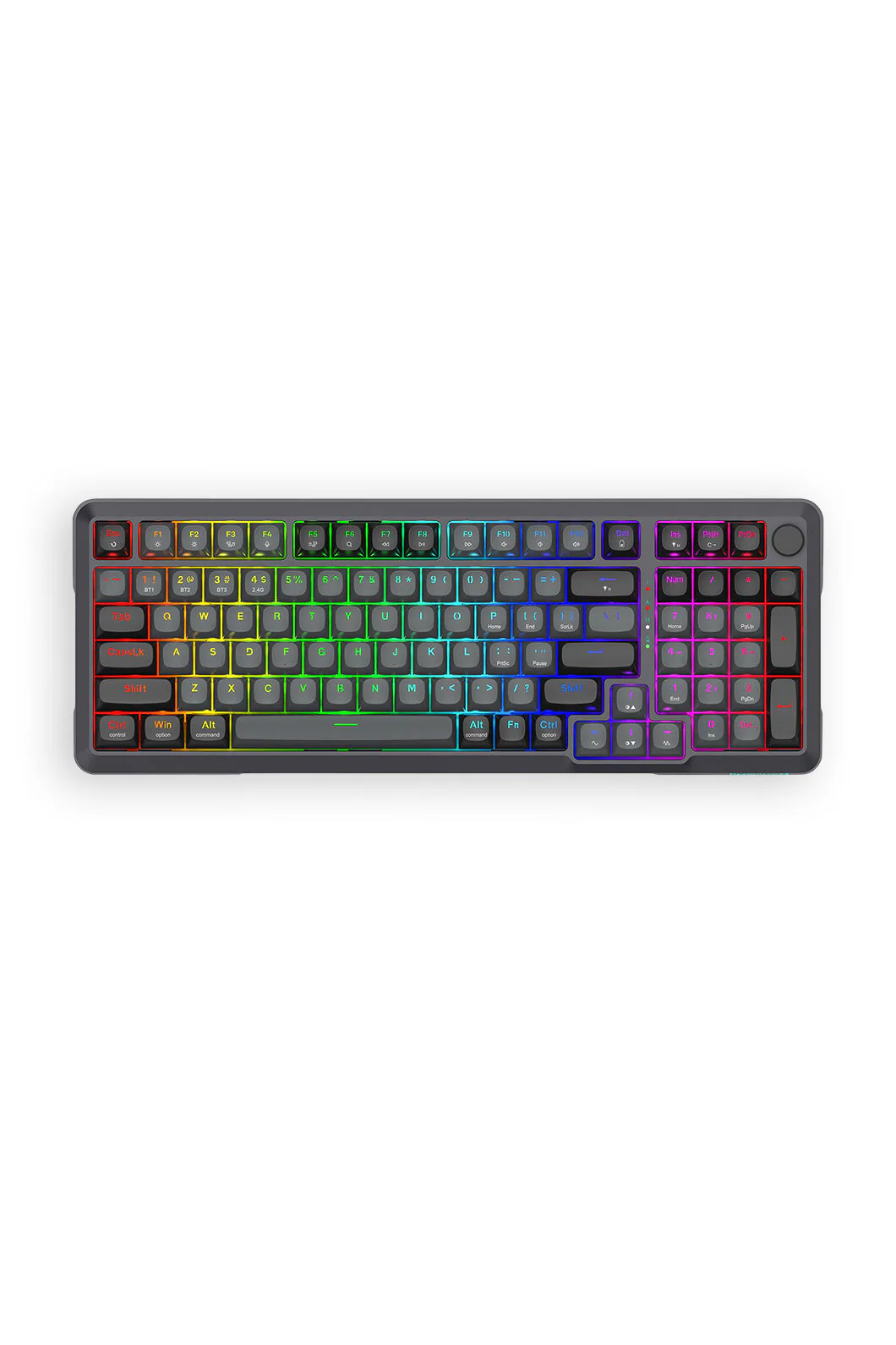 Redragon K688GB RGB Pro Bragi Black Gasket Wireless Mechanical Keyboard