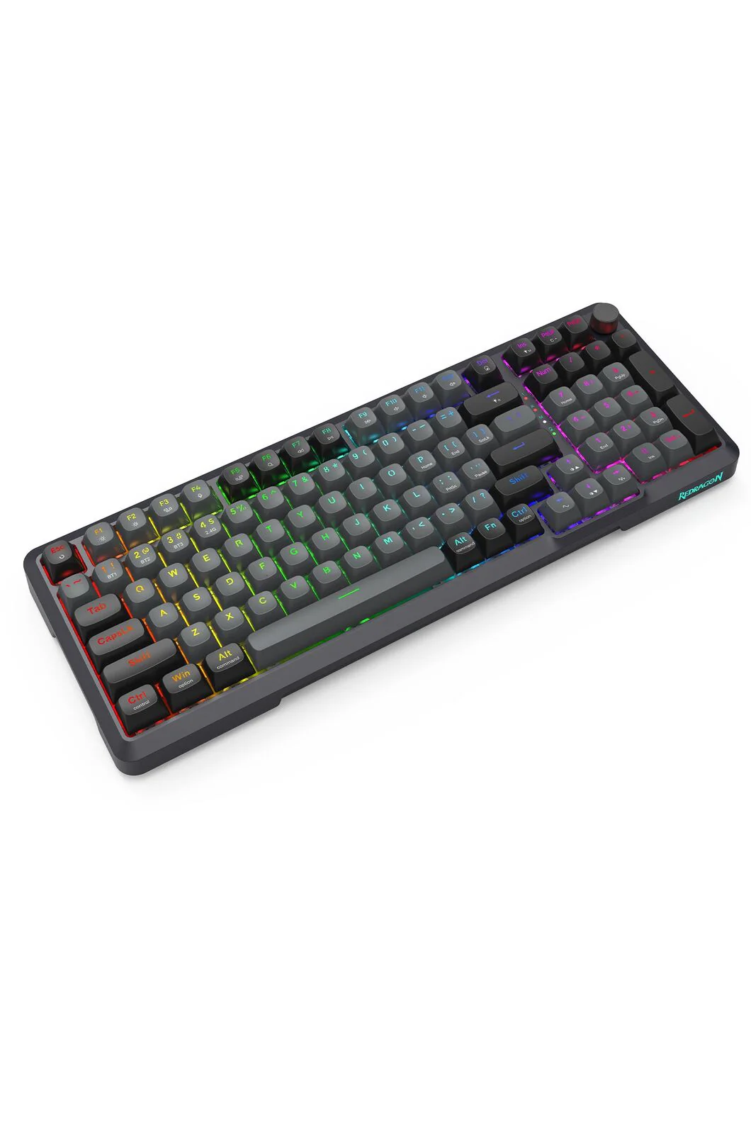 Redragon K688GB RGB Pro Bragi Black Gasket Wireless Mechanical Keyboard - Image 2
