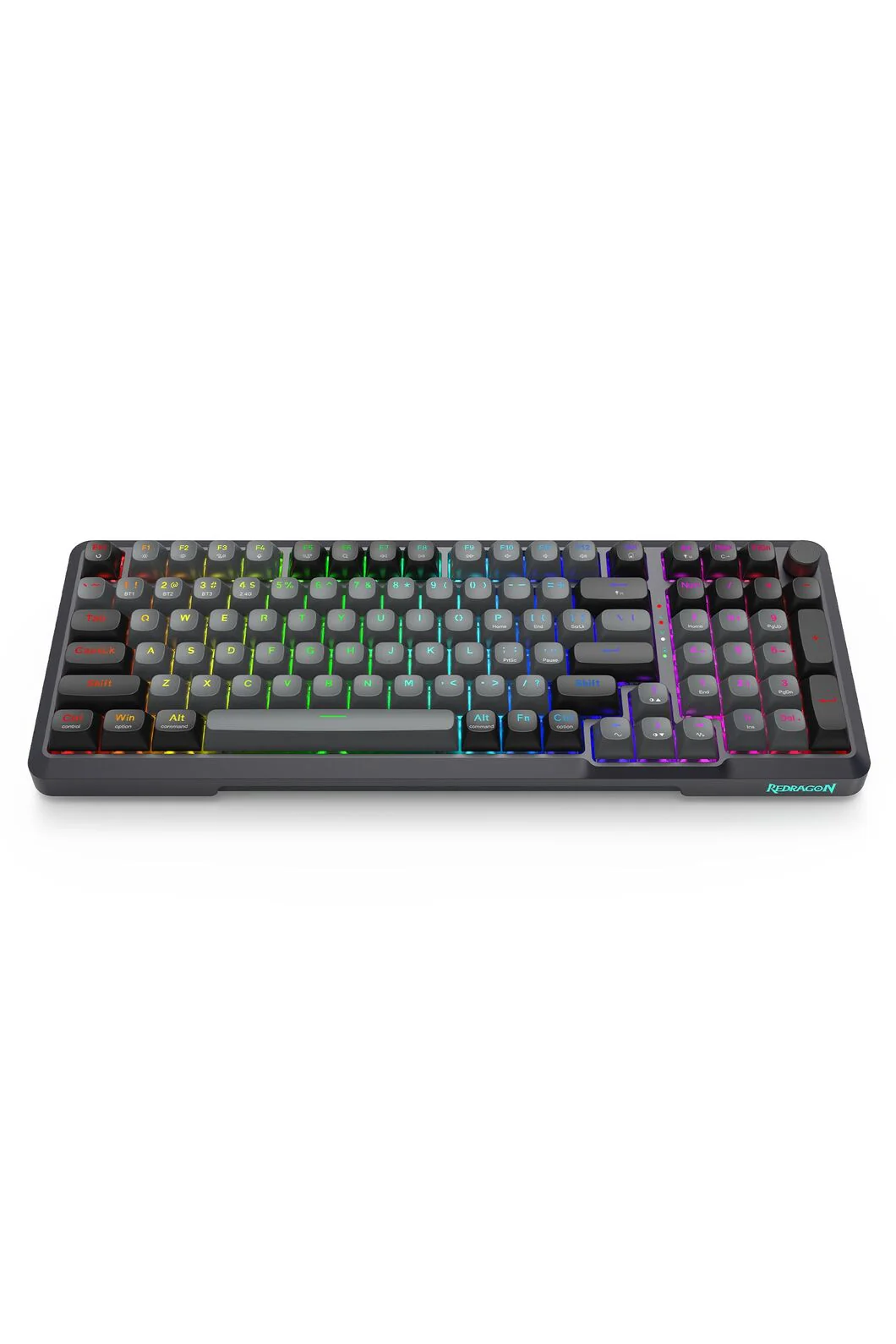 Redragon K688GB RGB Pro Bragi Black Gasket Wireless Mechanical Keyboard - Image 3