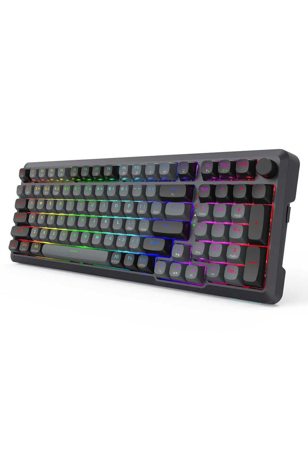Redragon K688GB RGB Pro Bragi Black Gasket Wireless Mechanical Keyboard - Image 5