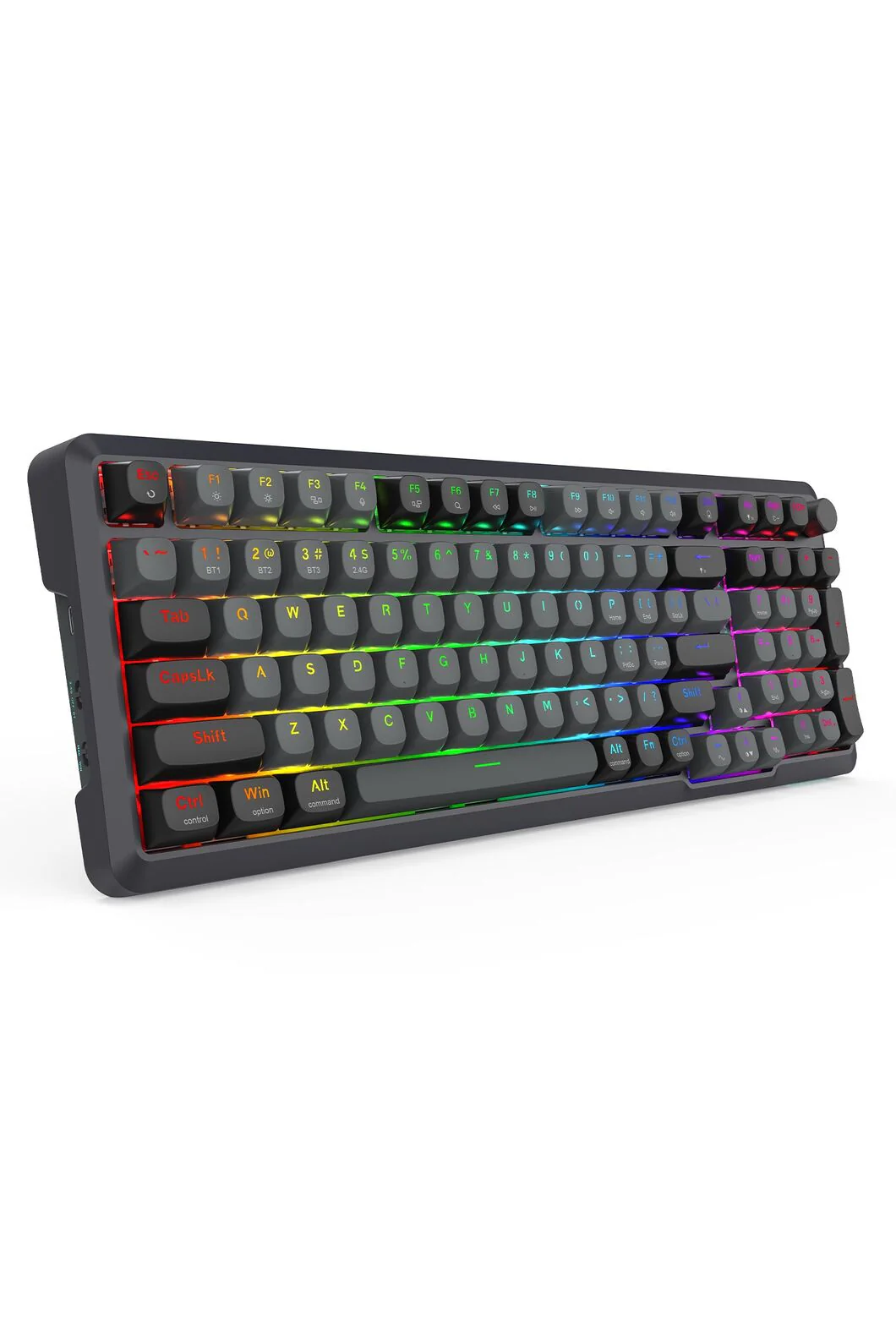 Redragon K688GB RGB Pro Bragi Black Gasket Wireless Mechanical Keyboard - Image 6