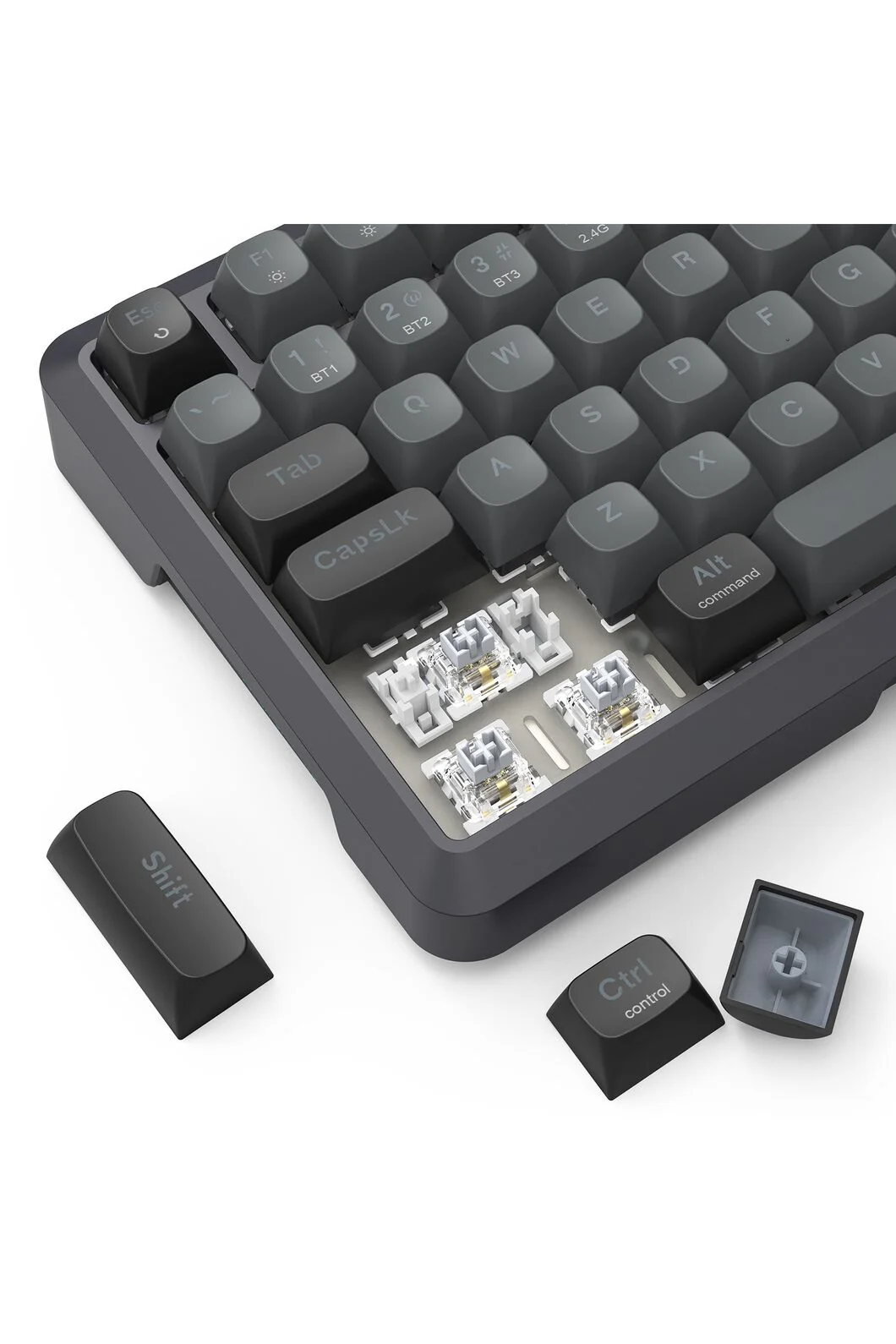 Redragon K688GB RGB Pro Bragi Black Gasket Wireless Mechanical Keyboard - Image 8