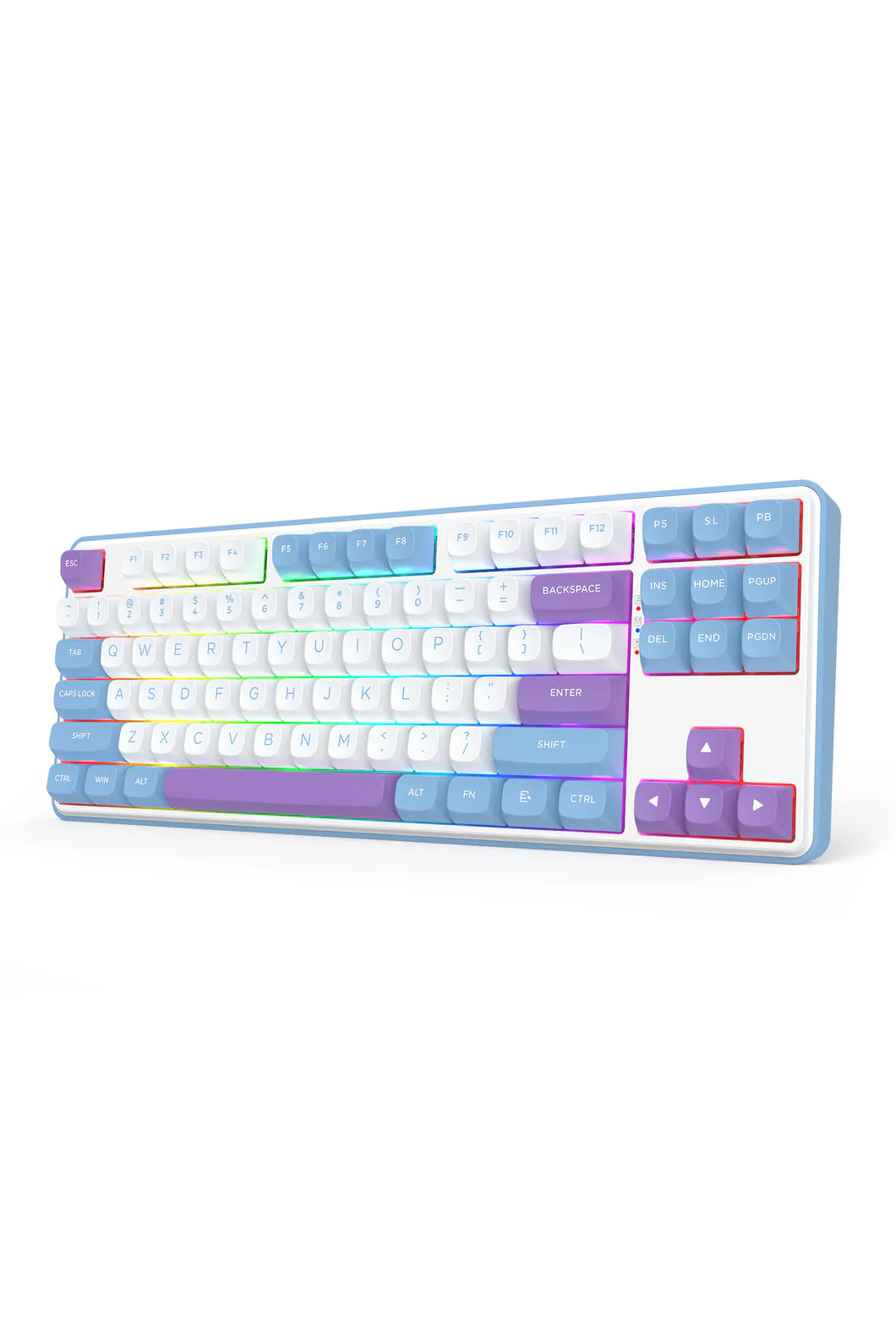 Redragon K707WBP RGB Pro S.Blade Purple TKL Gasket Wireless Mechanical Keyboard - Image 3