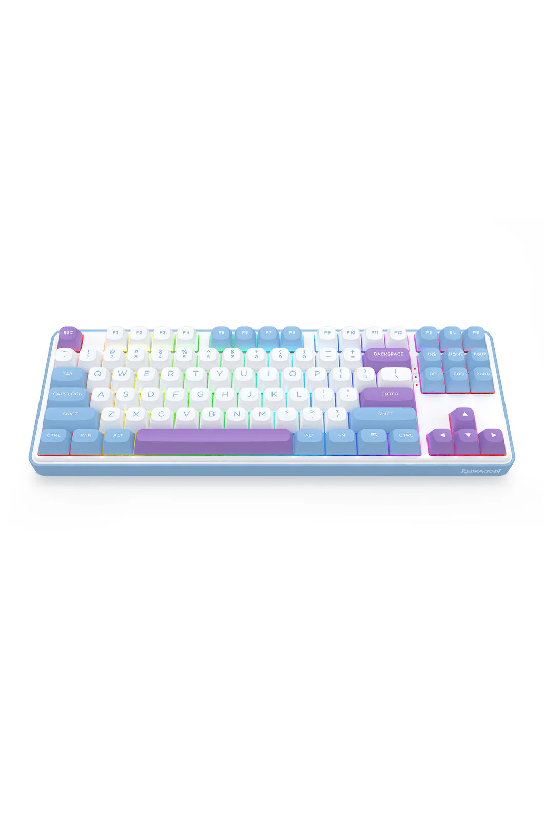 Redragon K707WBP RGB Pro S.Blade Purple TKL Gasket Wireless Mechanical Keyboard - Image 4