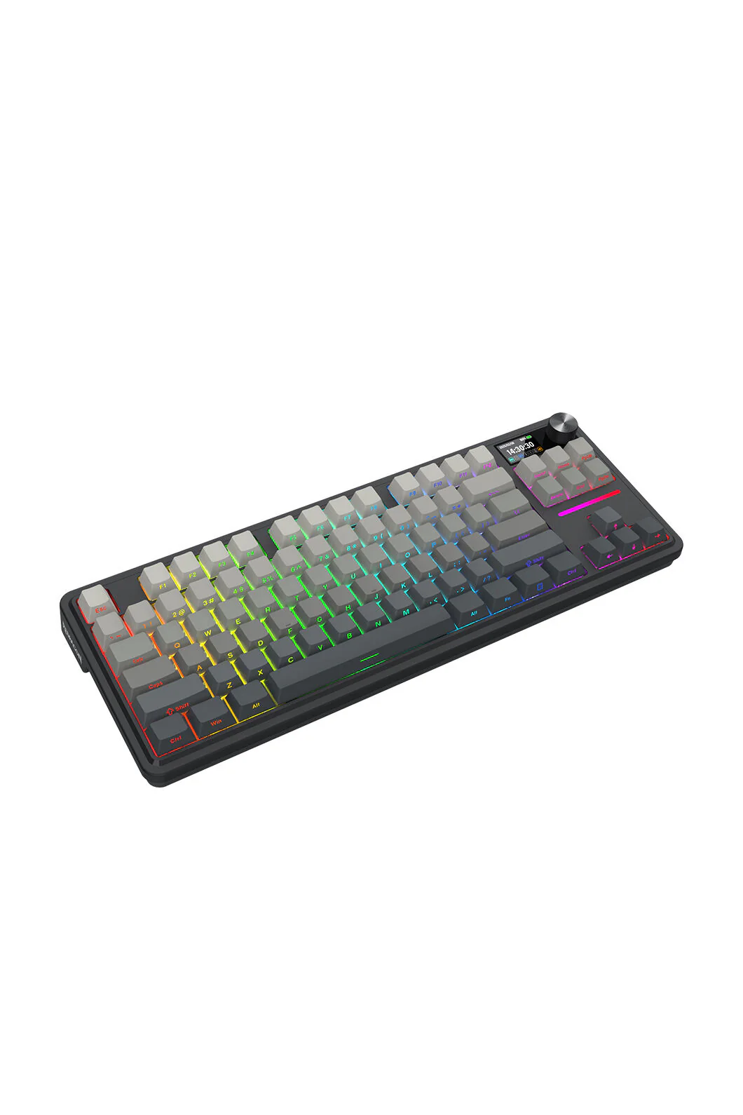 Redragon K743SP-RGB-PRO Antonium LCD Black 75% Customisable RGB Mechanical Gaming Keyboard - Image 4