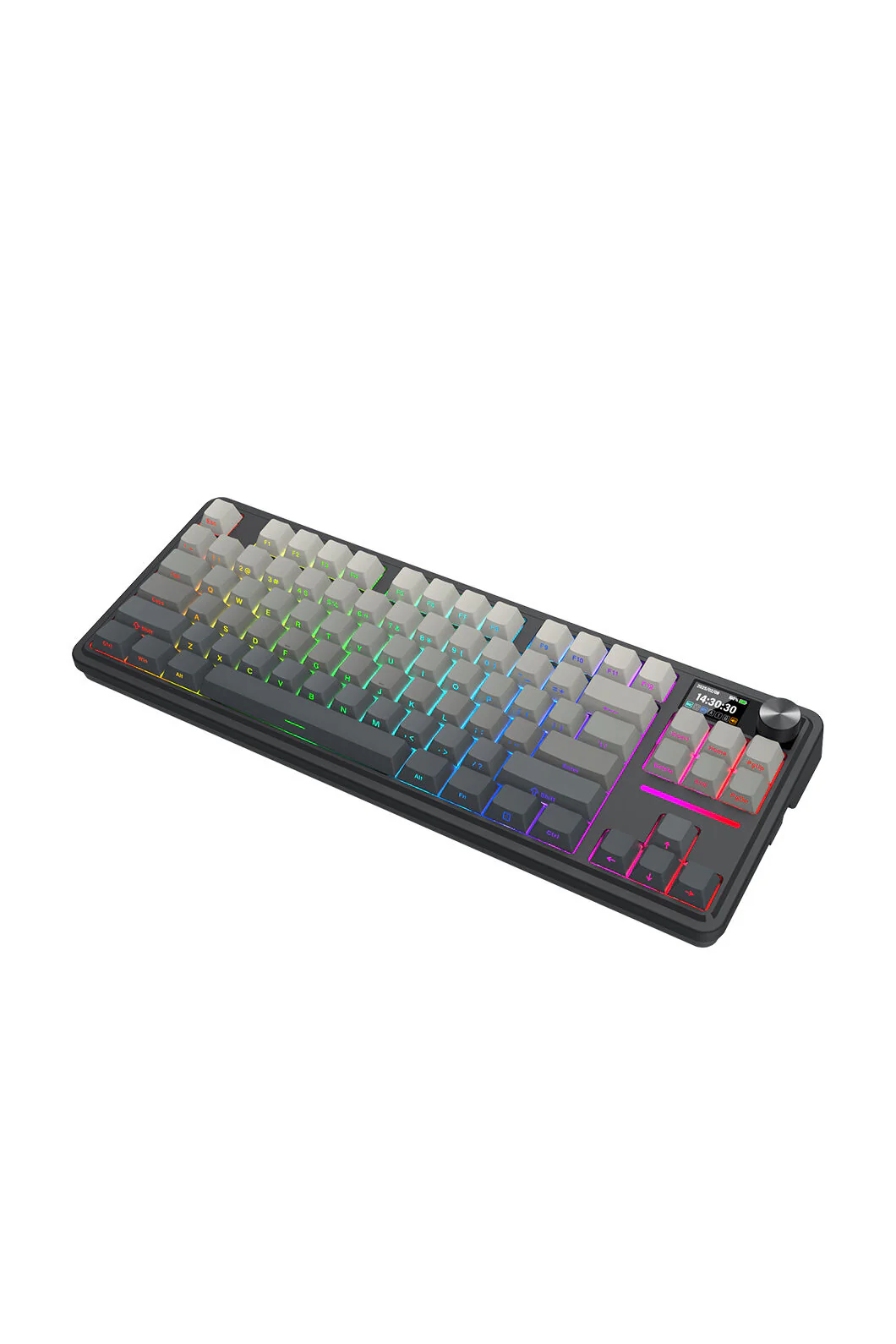 Redragon K743SP-RGB-PRO Antonium LCD Black 75% Customisable RGB Mechanical Gaming Keyboard - Image 6