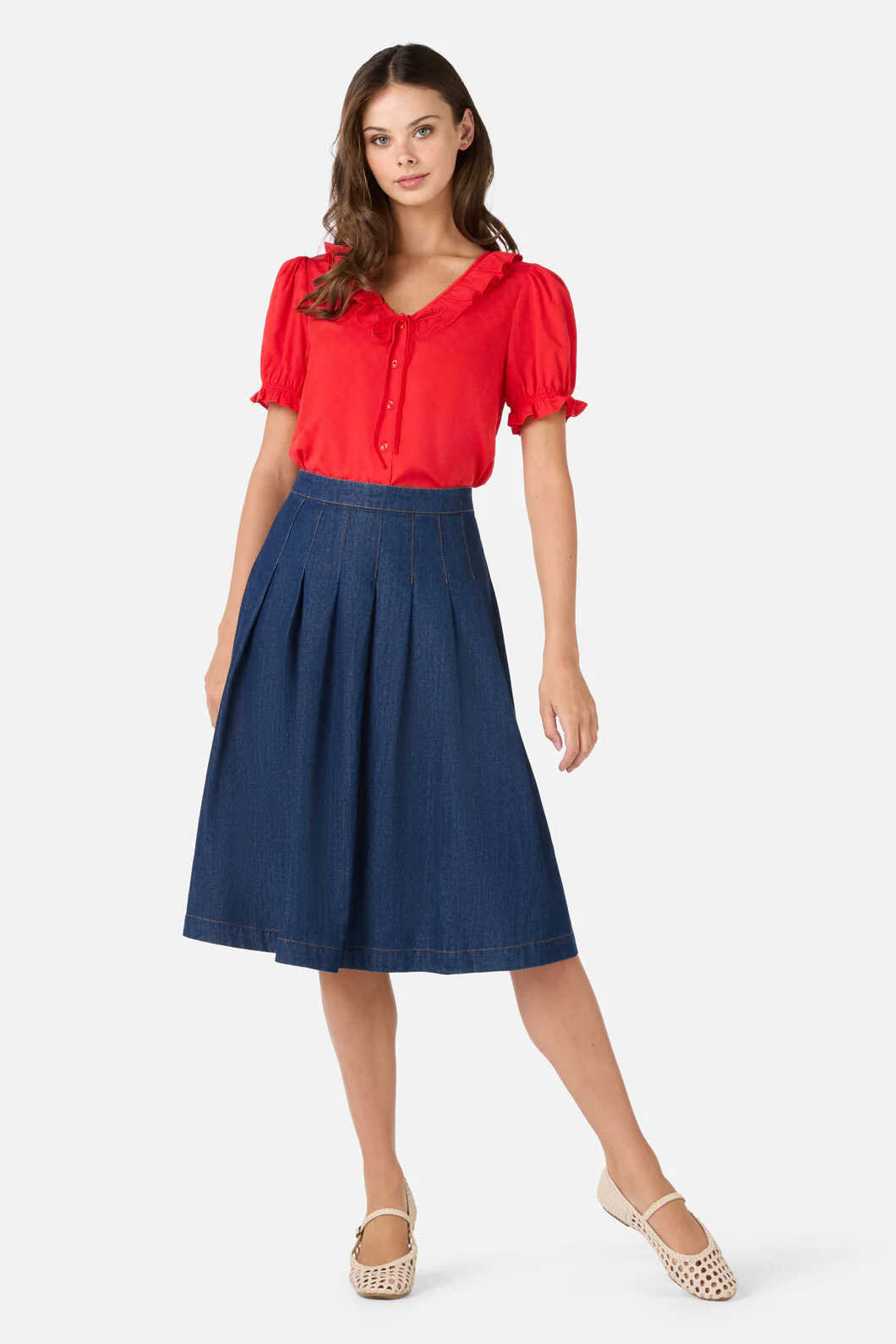 Kayla Ruffle Blouse - Image 3