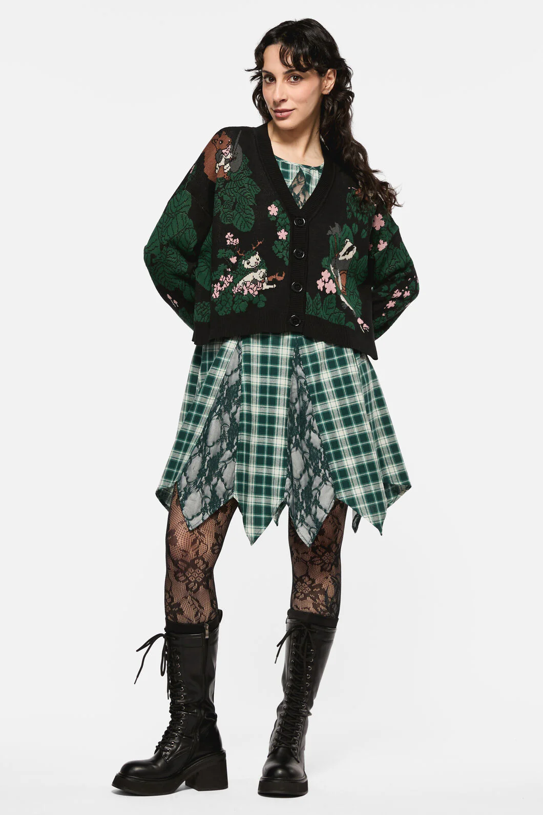 Keeper Of The Woods Graphic Knit Cardigan - Image 4