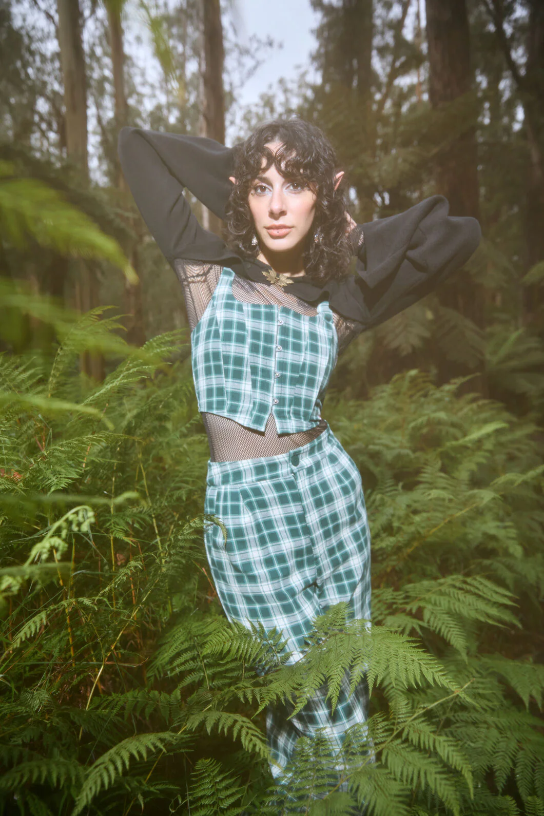 Keeper Of The Woods Tartan Corset Top - Image 7